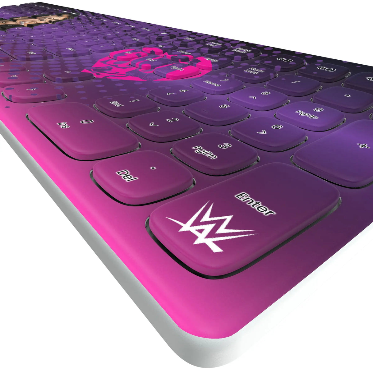 AJ Lee Superstar KKB605 Curved Wireless Keyboard - Detail