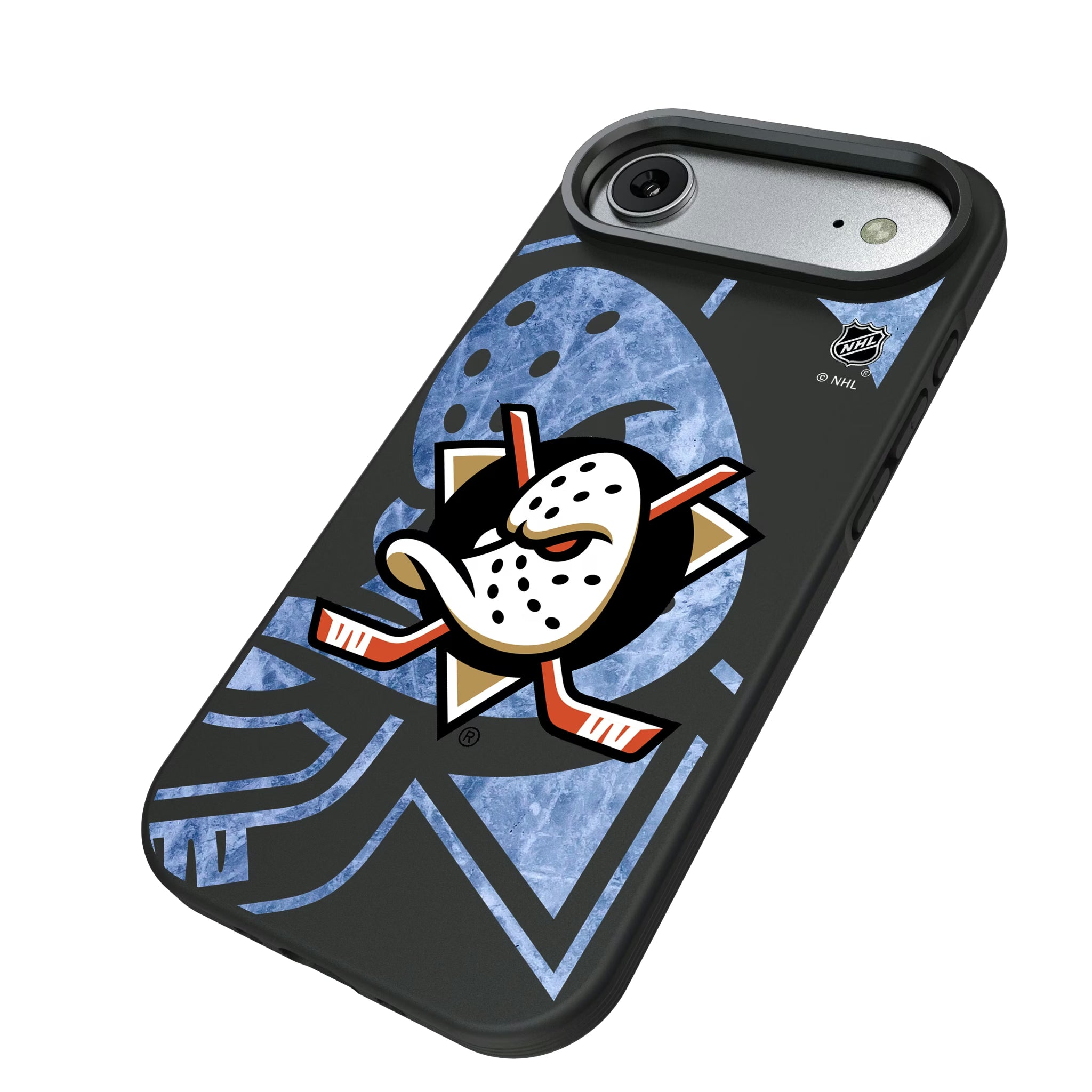 Anaheim Ducks Ice Tilt iPhone Bump Phone Case for Apple iPhone - Isometric View#Device_iPhone Air