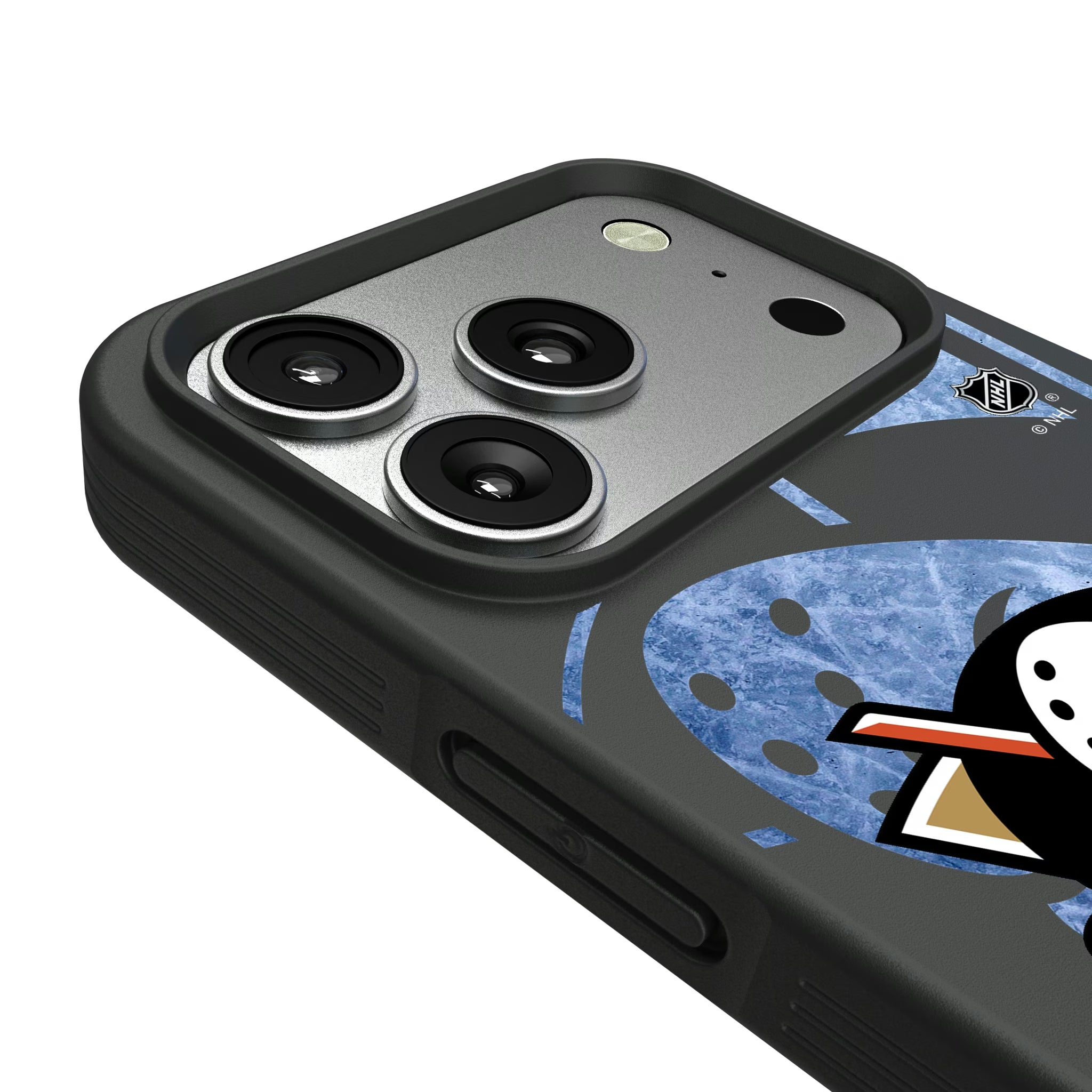 Anaheim Ducks Ice Tilt iPhone Bump Phone Case for Apple iPhone - Detail#Device_iPhone 17 Pro