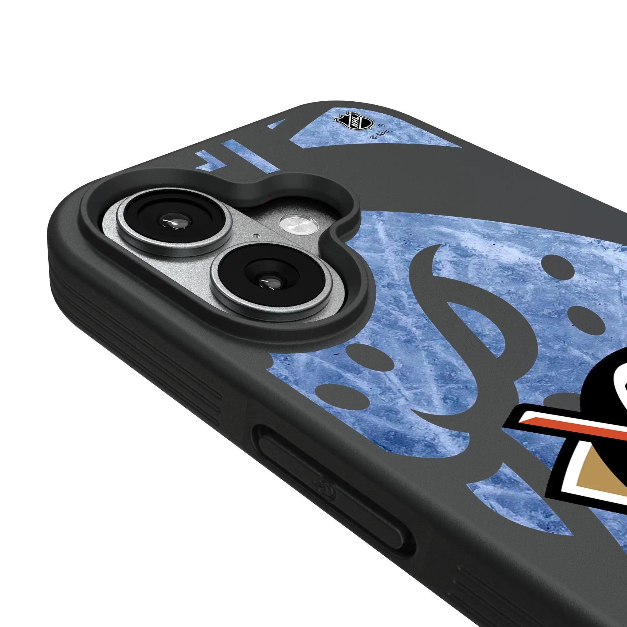 Anaheim Ducks Ice Tilt iPhone Bump Phone Case for Apple iPhone - Detail#Device_iPhone 17