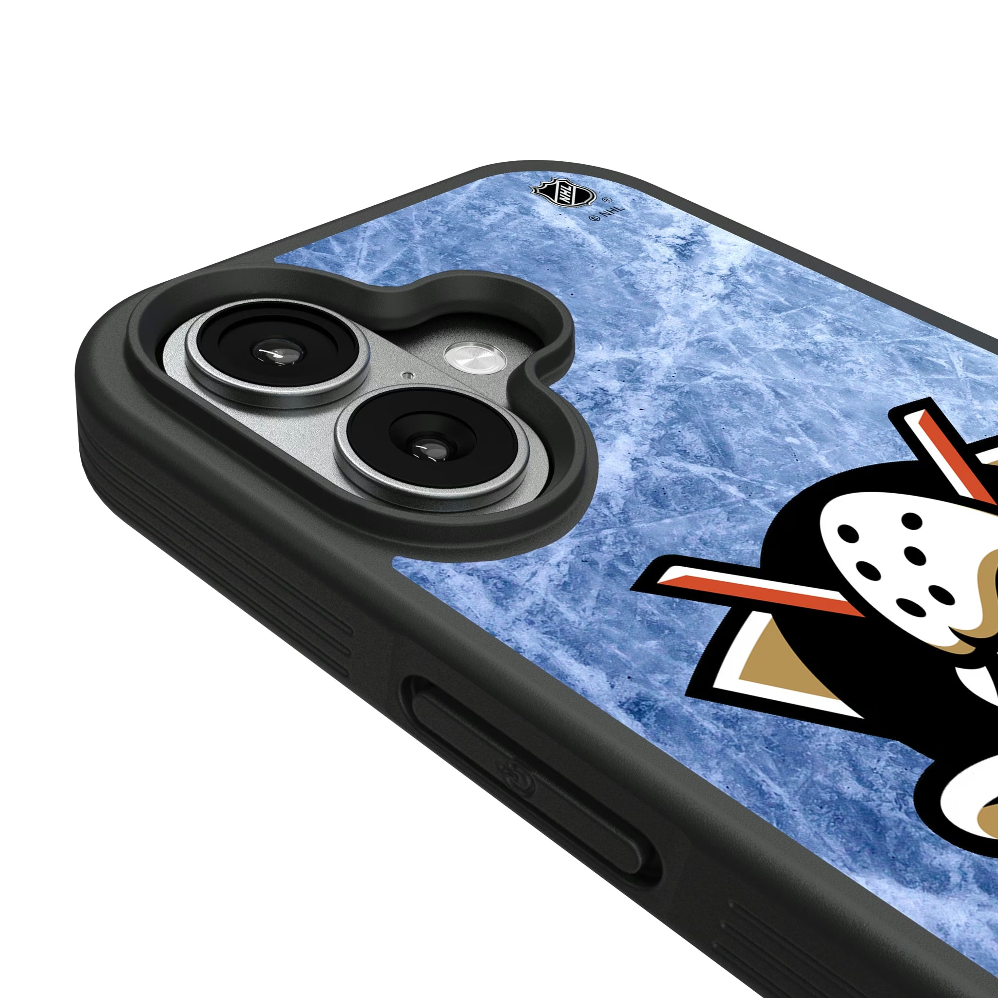 Anaheim Ducks Ice Wordmark iPhone Bump Phone Case for Apple iPhone - Detail#Device_iPhone 17