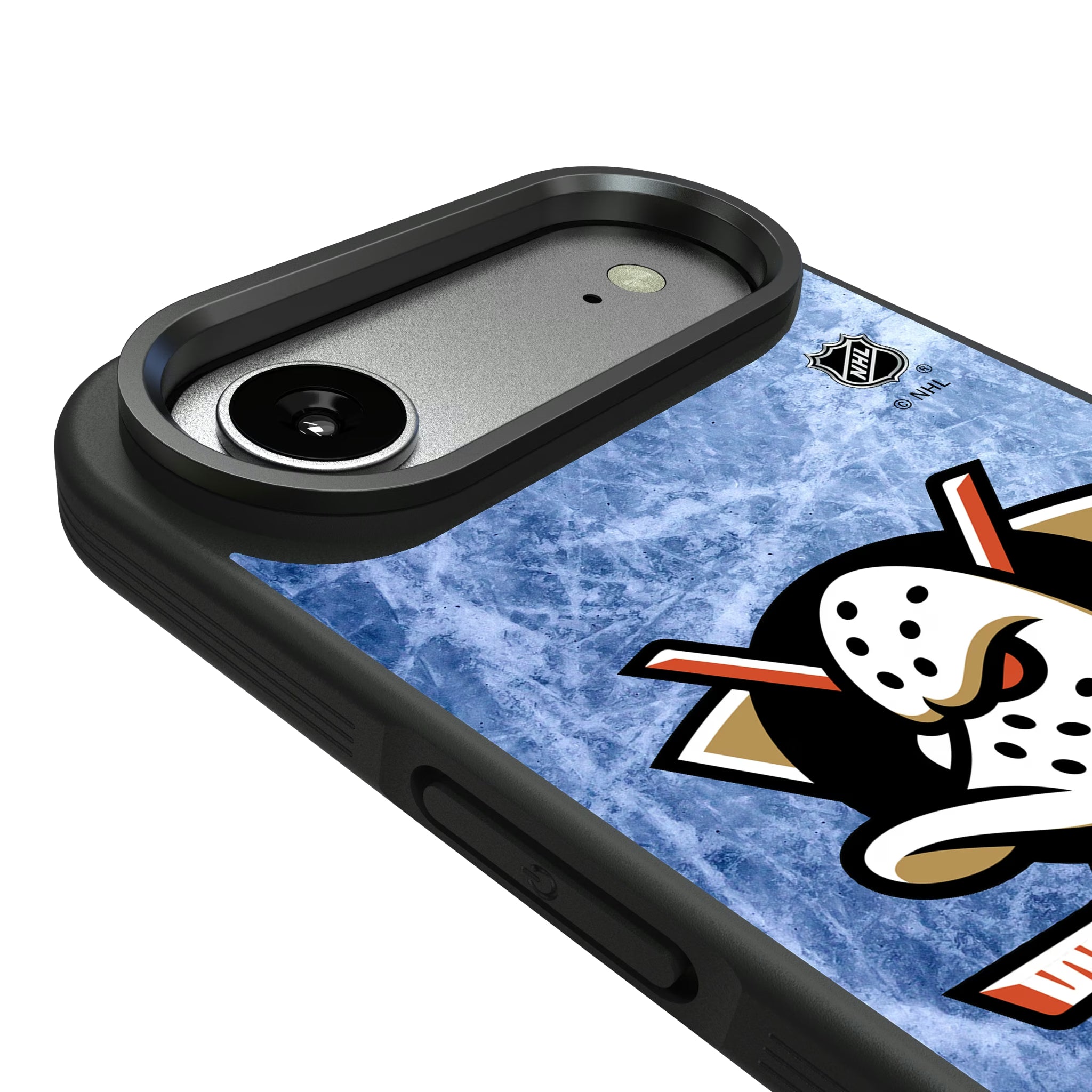 Anaheim Ducks Ice Wordmark iPhone Bump Phone Case for Apple iPhone - Detail#Device_iPhone Air
