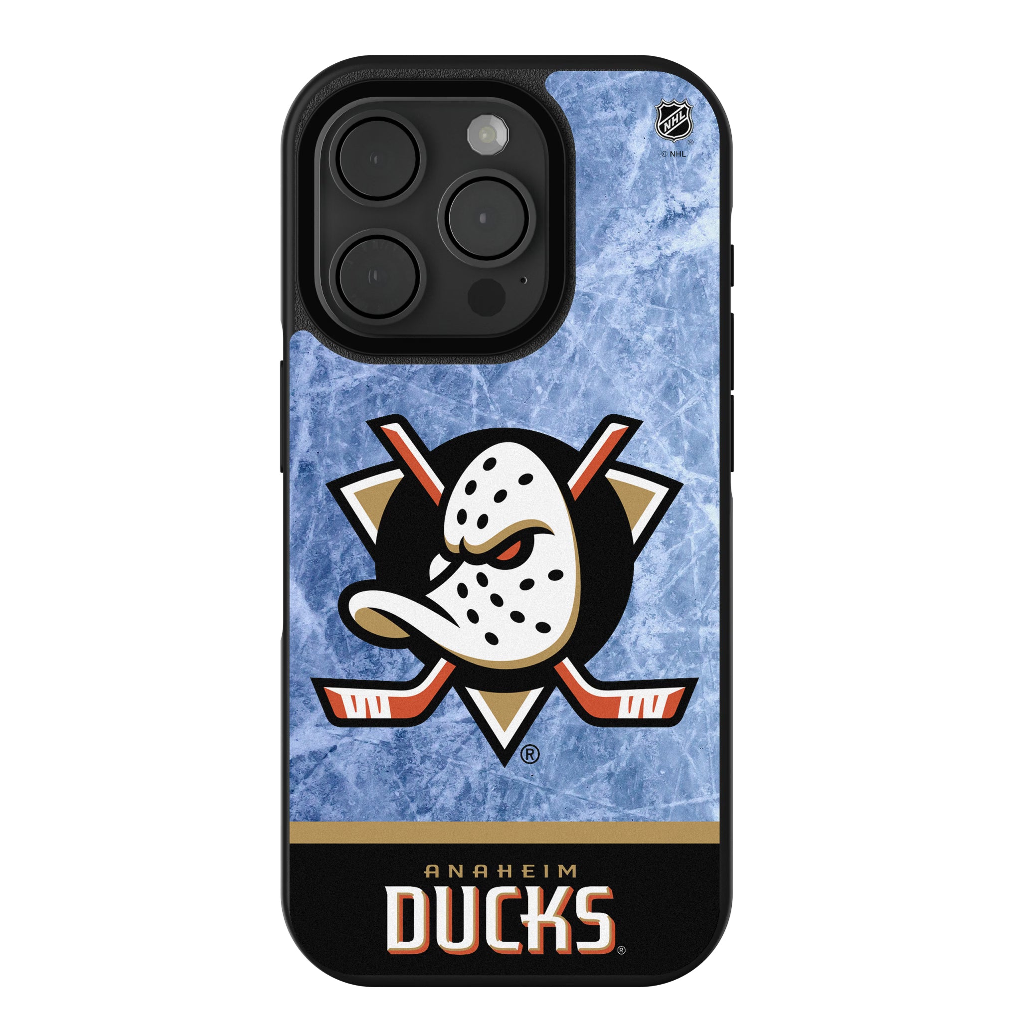 Anaheim Ducks Ice Wordmark iPhone Bump Phone Case for Apple iPhone