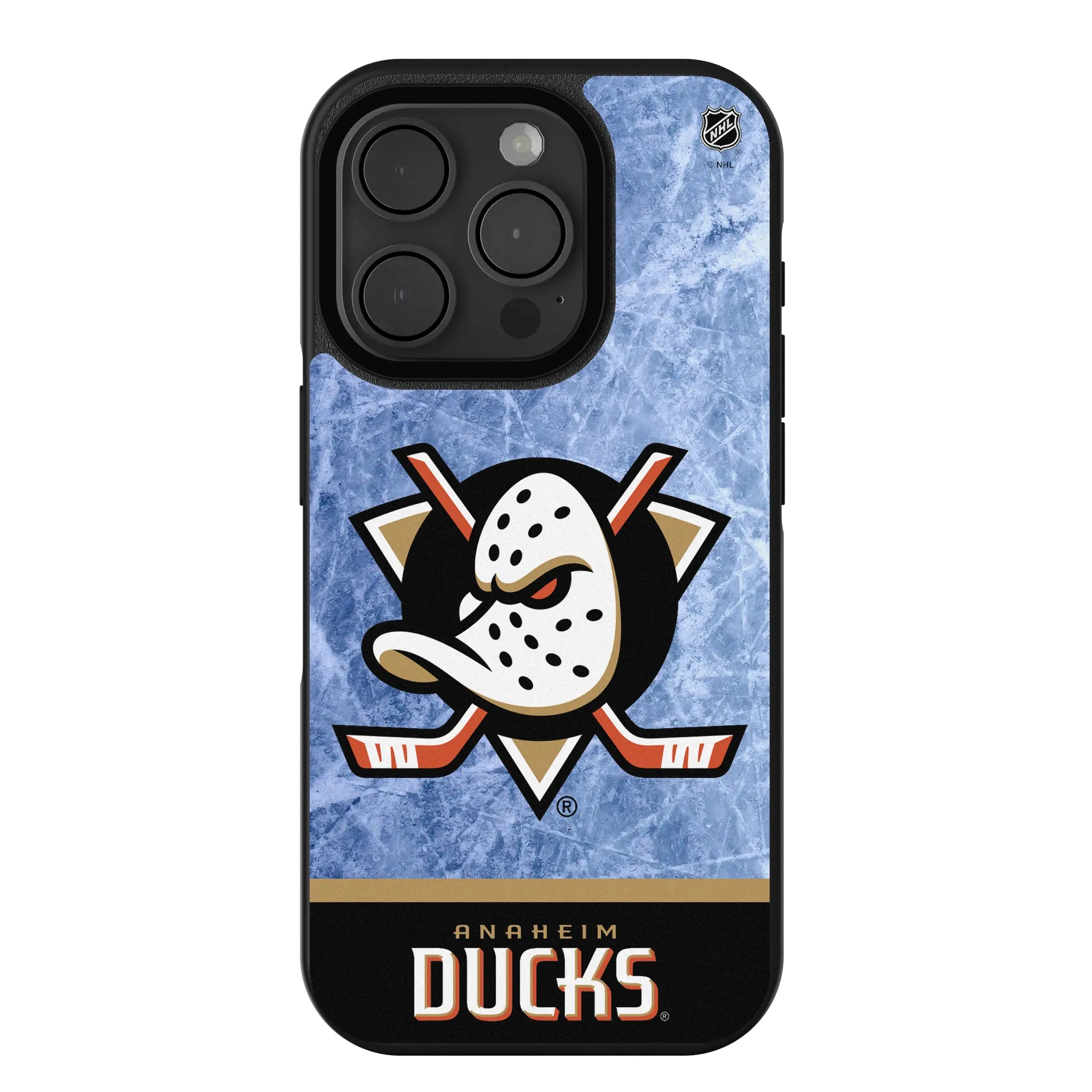 Anaheim Ducks Ice Wordmark iPhone Bump Phone Case for Apple iPhone