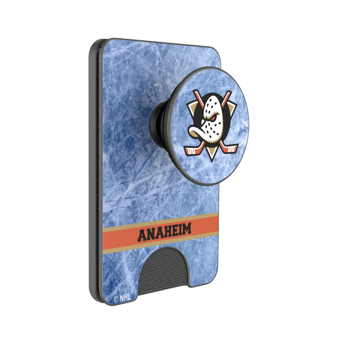 Anaheim Ducks Ice Wordmark Popsockets Wallet Magnetic