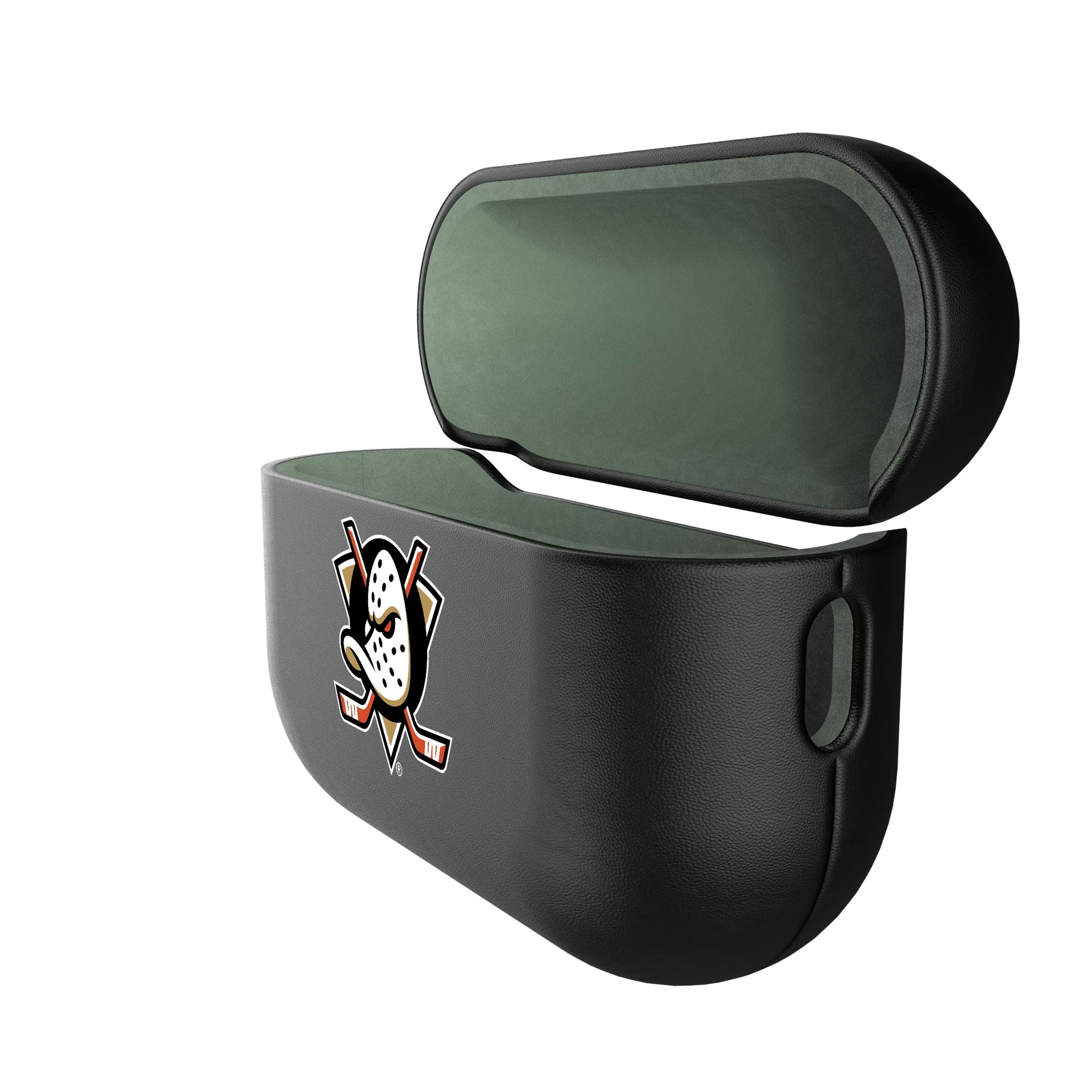 Anaheim Ducks Insignia AirPods AirPod Case Cover - Isometric View#Device_AirPods Pro 2nd Gen