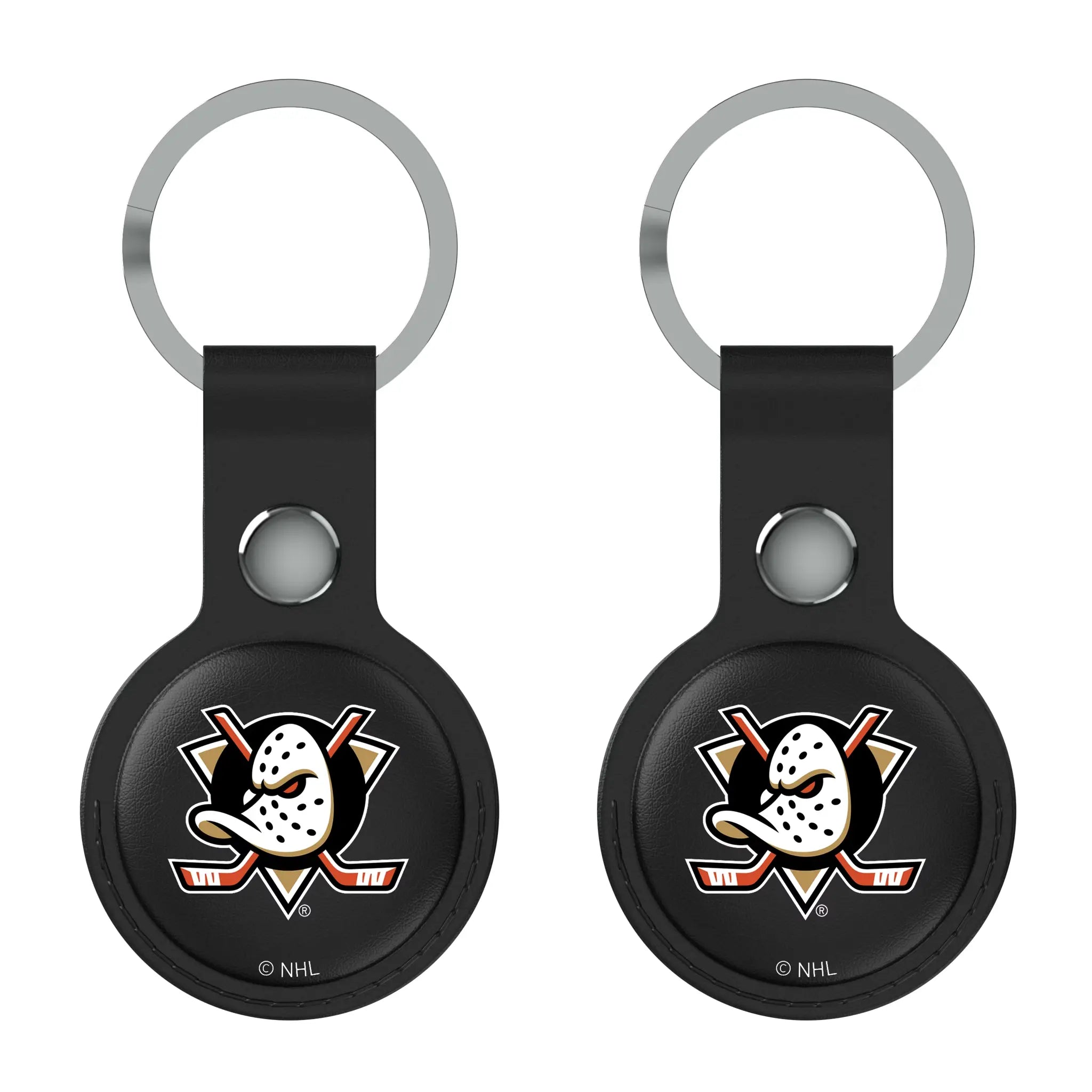 Anaheim Ducks Insignia AirTag Black Airtag Holder 2-Pack