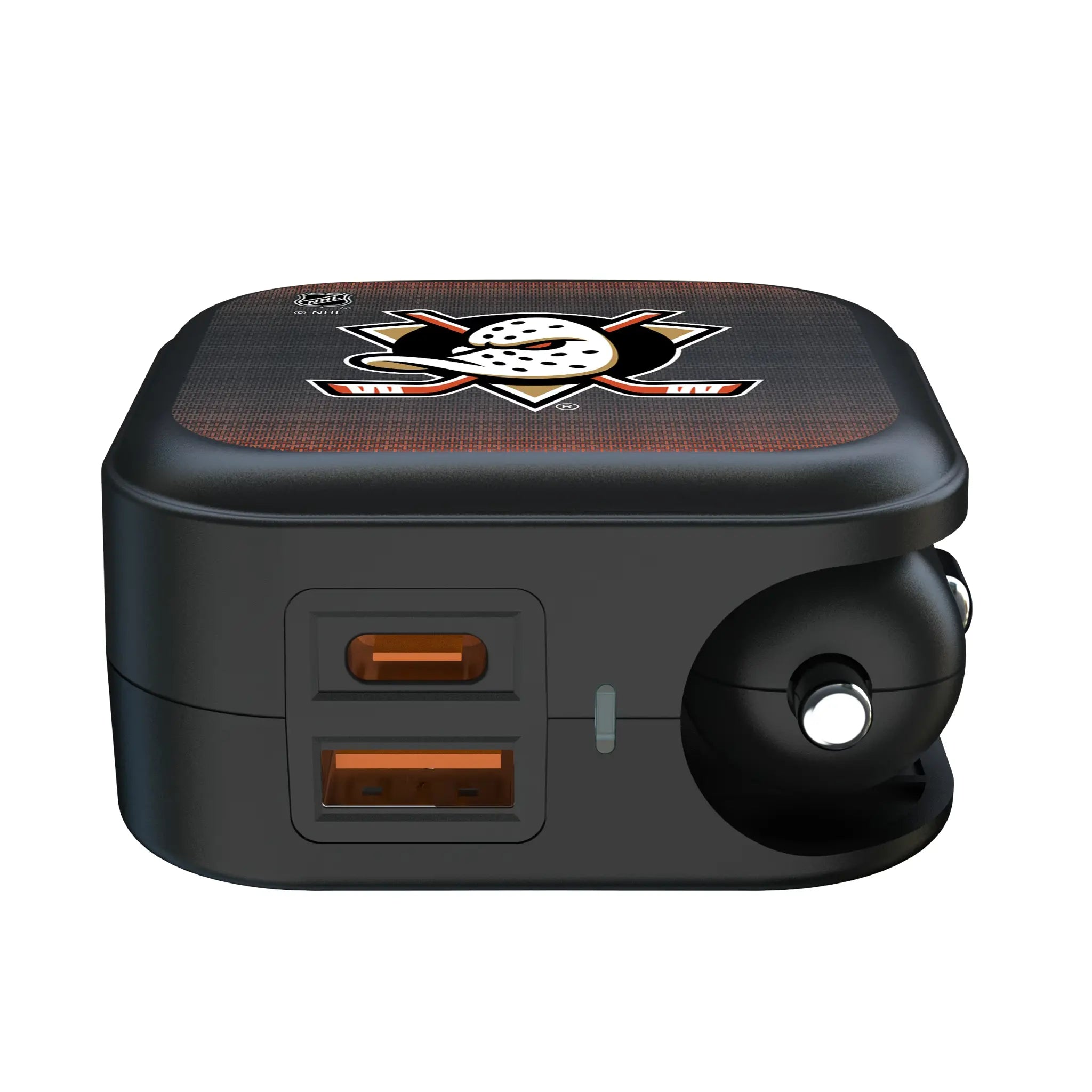 Anaheim Ducks Linen 2 in 1 USB A/C Charger