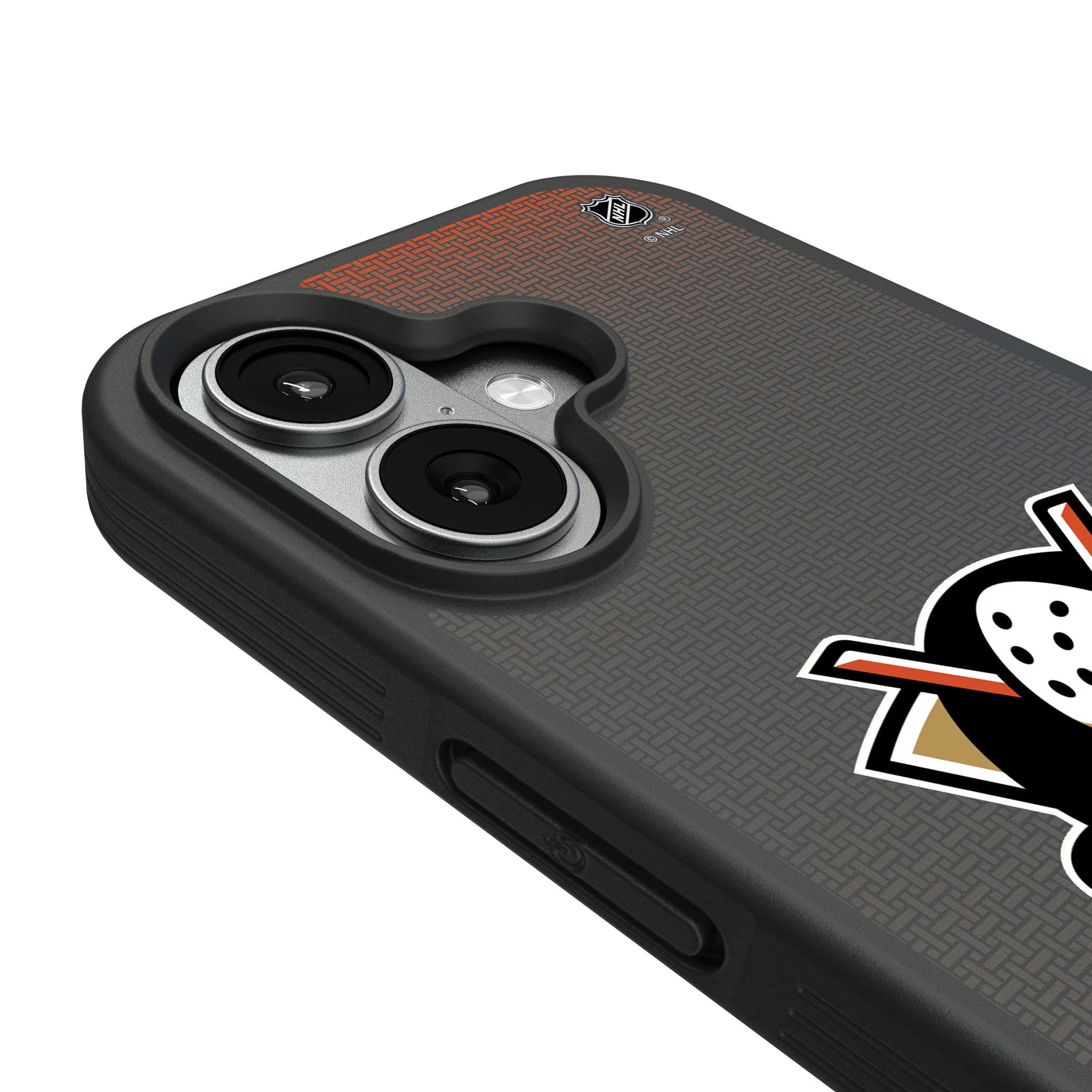Anaheim Ducks Linen iPhone Bump Phone Case for Apple iPhone - Detail#Device_iPhone 17