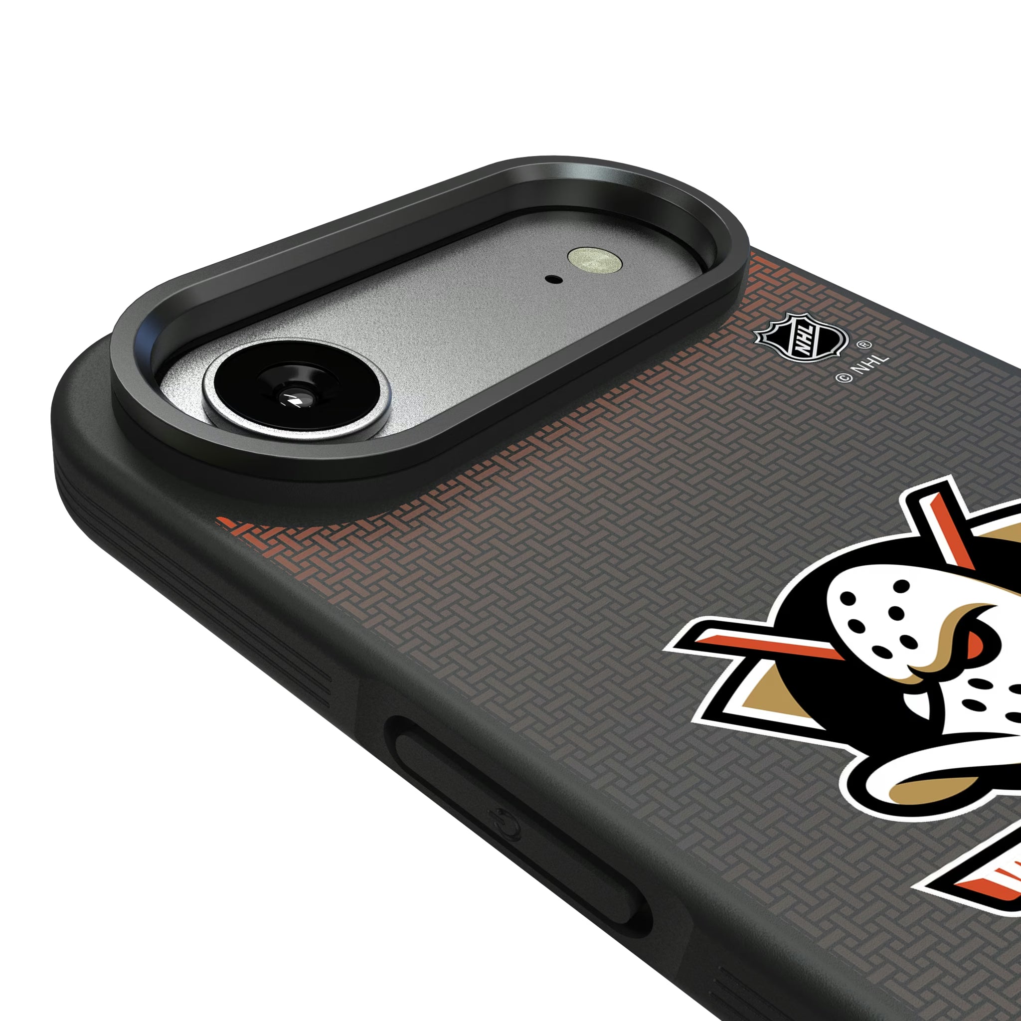Anaheim Ducks Linen iPhone Bump Phone Case for Apple iPhone - Detail#Device_iPhone Air