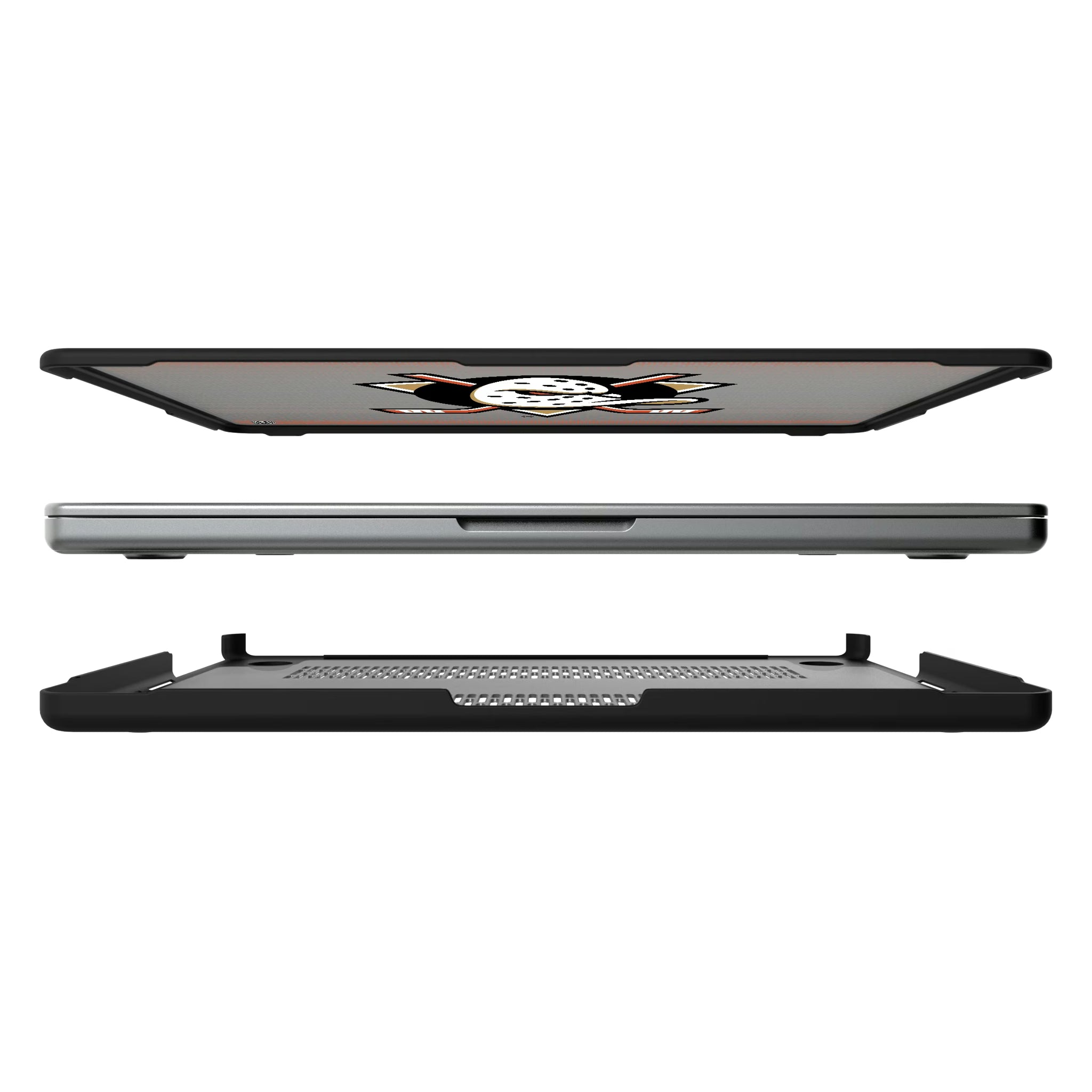 Anaheim Ducks Linen MacBook Laptop Case for Apple MacBook#Device_MacBook Pro (14-inch, 2021) / MacBook Pro (14-inch, 2023) / MacBook Pro (14-inch, 2024)