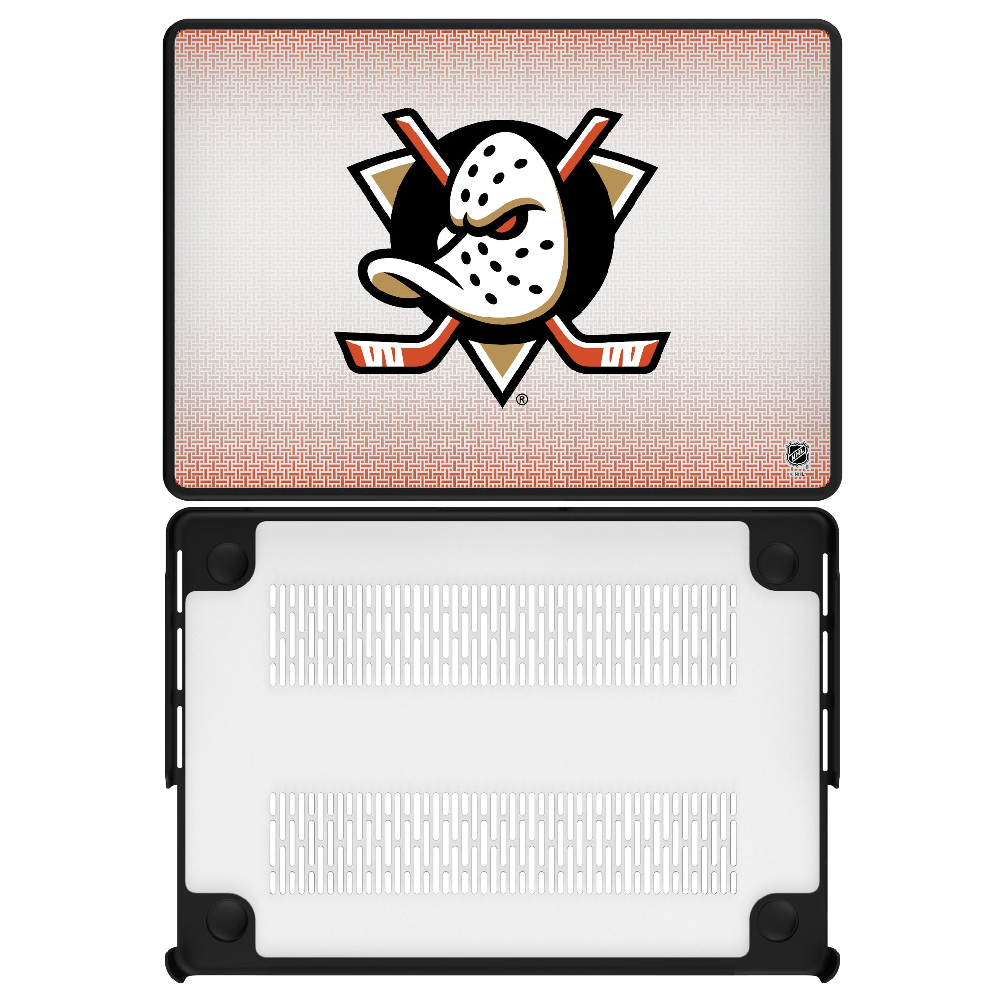 Anaheim Ducks Linen MacBook Laptop Case for Apple MacBook#Device_MacBook Pro (14-inch, 2021) / MacBook Pro (14-inch, 2023) / MacBook Pro (14-inch, 2024)