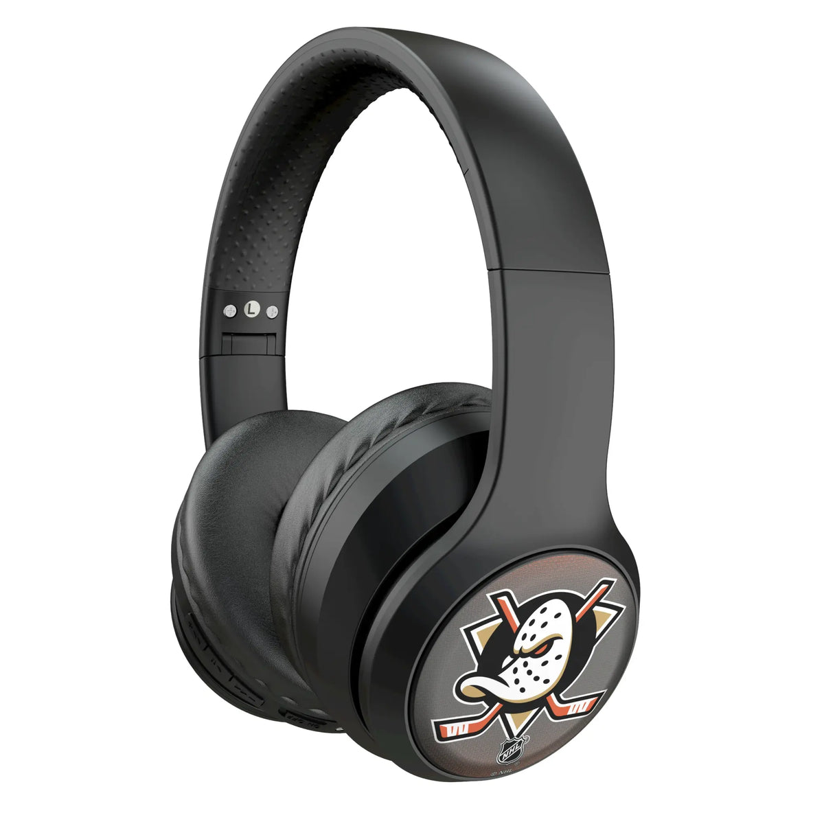 Anaheim Ducks Linen Wireless Over-Ear Headphones With Case