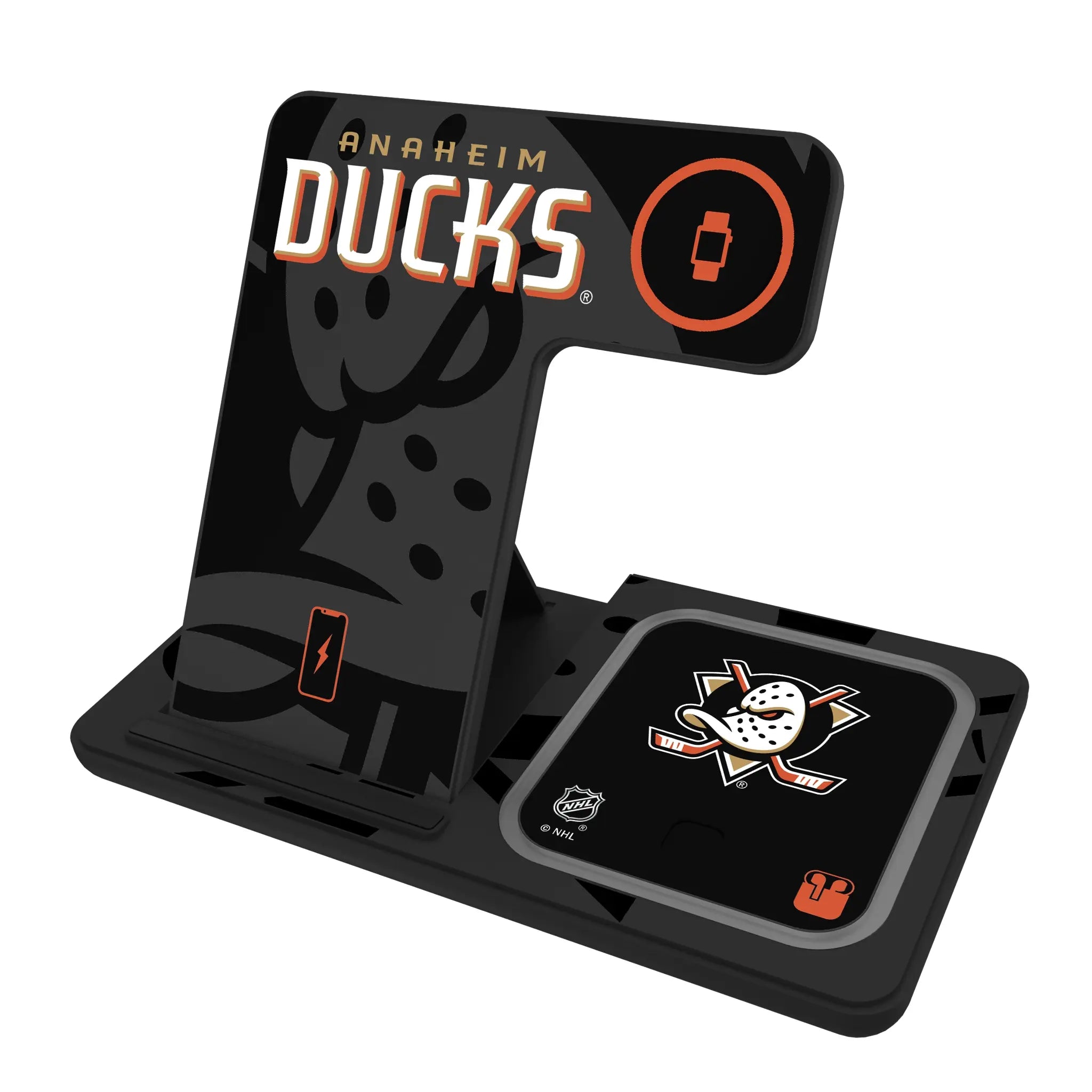 Anaheim Ducks Monocolor Tilt 3 in 1 Charging Station