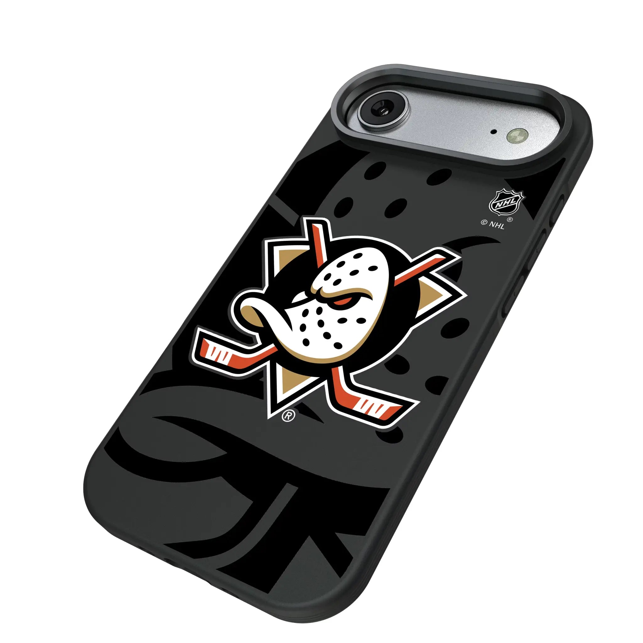 Anaheim Ducks Monocolor Tilt iPhone Bump Phone Case for Apple iPhone - Isometric View#Device_iPhone Air