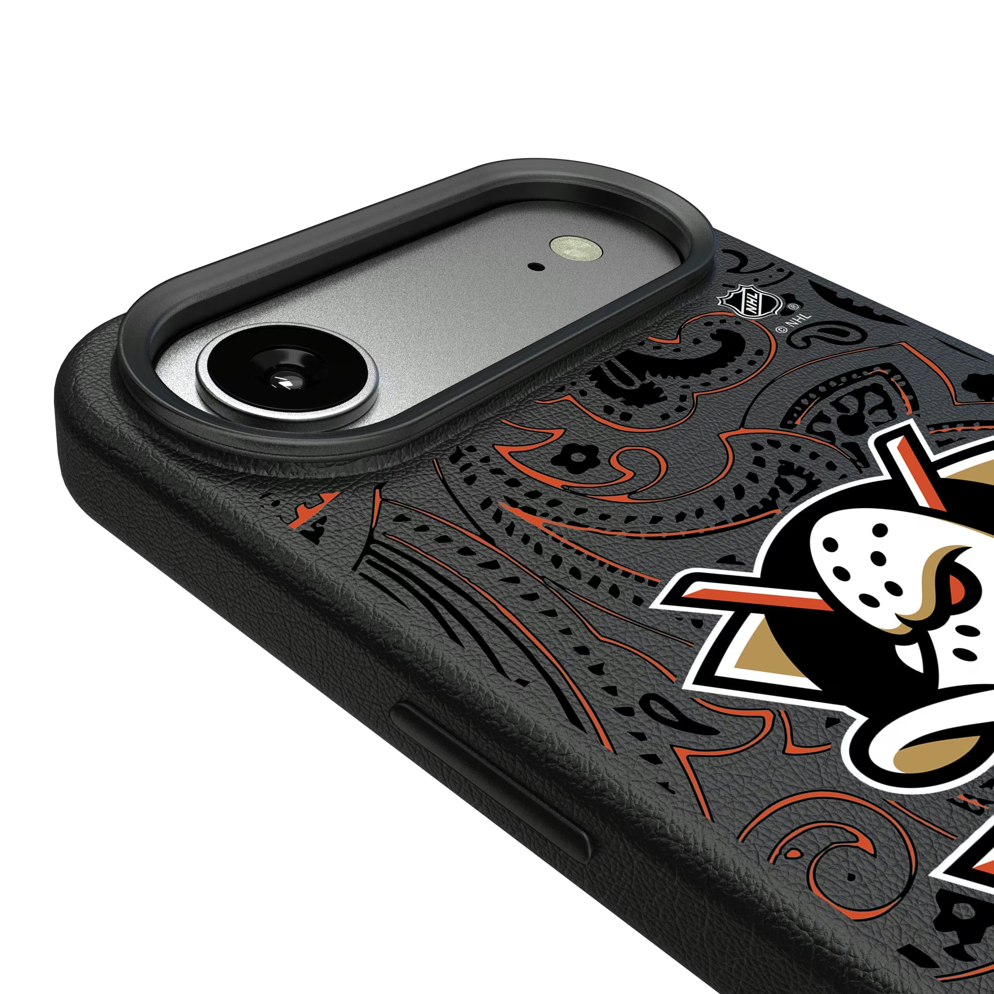 Anaheim Ducks Paisley iPhone MagSafe Compatible Phone Case for Apple iPhone - Detail#Device_iPhone Air