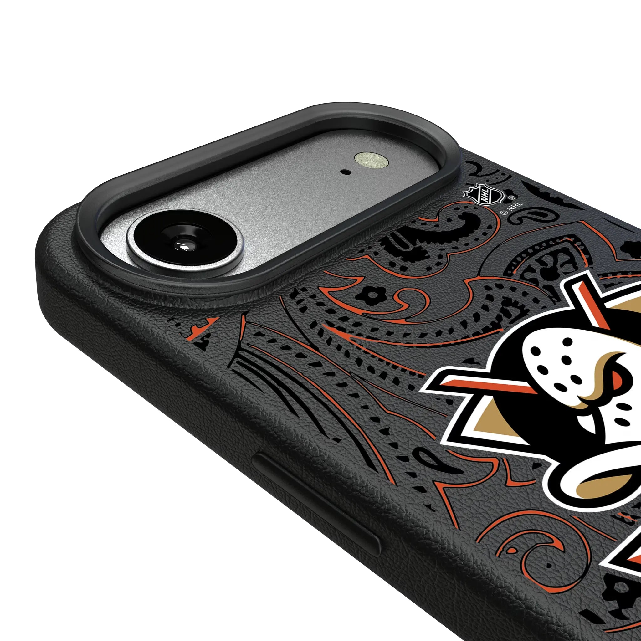 Anaheim Ducks Paisley iPhone MagSafe Compatible Phone Case for Apple iPhone - Detail#Device_iPhone Air