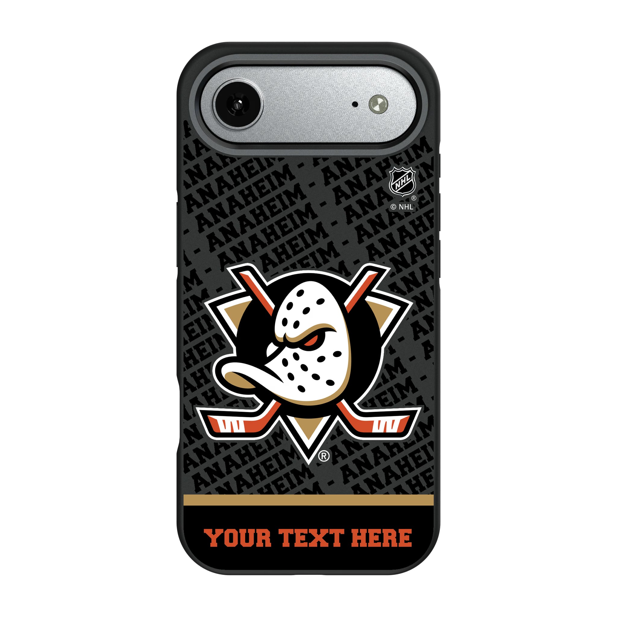 Anaheim Ducks Personalized EndZone Plus iPhone Bump Phone Case for Apple iPhone#Device_iPhone Air