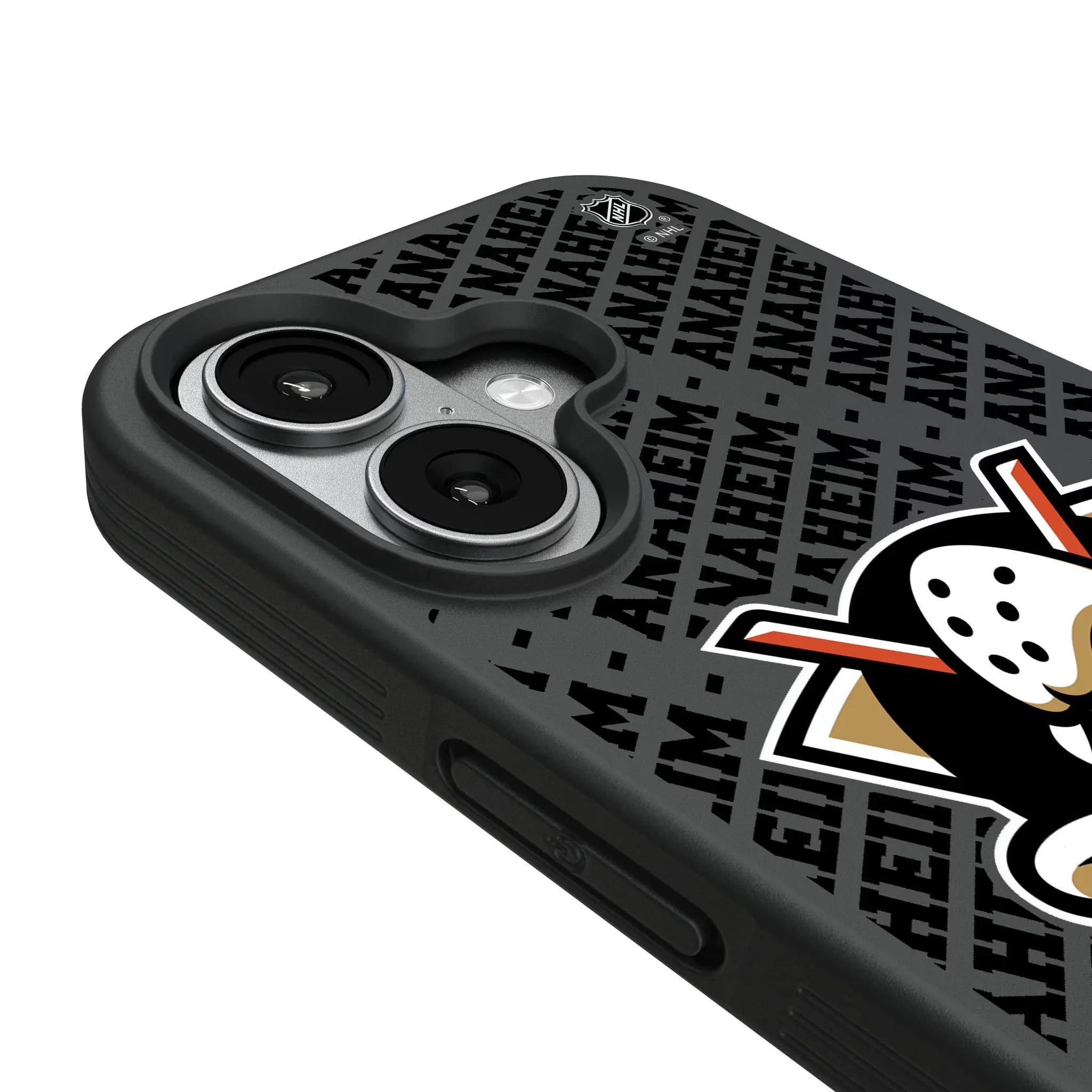 Anaheim Ducks Personalized EndZone Plus iPhone Bump Phone Case for Apple iPhone - Detail#Device_iPhone 17