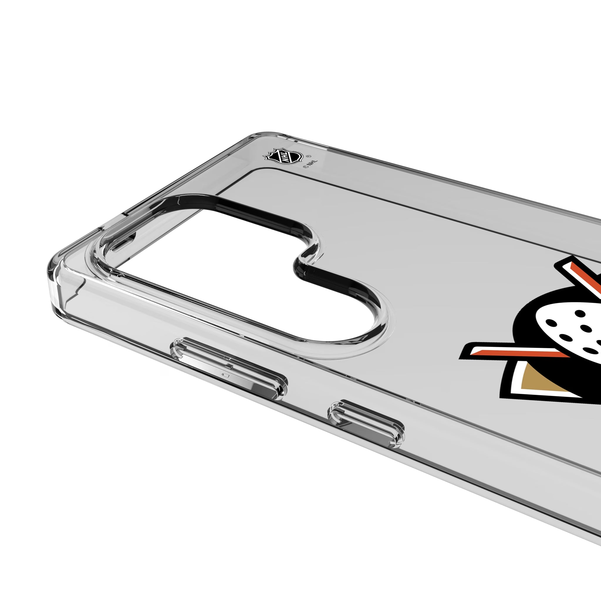 Anaheim Ducks Personalized EndZone Plus Galaxy Clear Phone Case for Samsung Galaxy - Detail