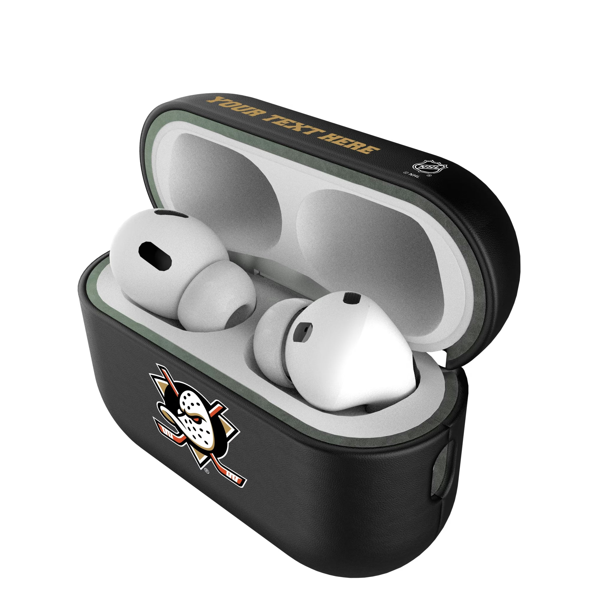 Anaheim Ducks Personalized Insignia AirPods AirPod Case Cover#Device_AirPods Pro 2nd Gen