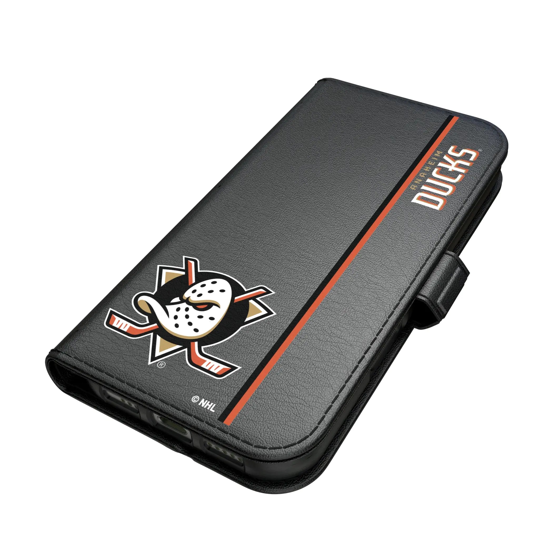 Anaheim Ducks Sidebar iPhone Folio Phone Case for Apple iPhone#Device_iPhone 17 Pro