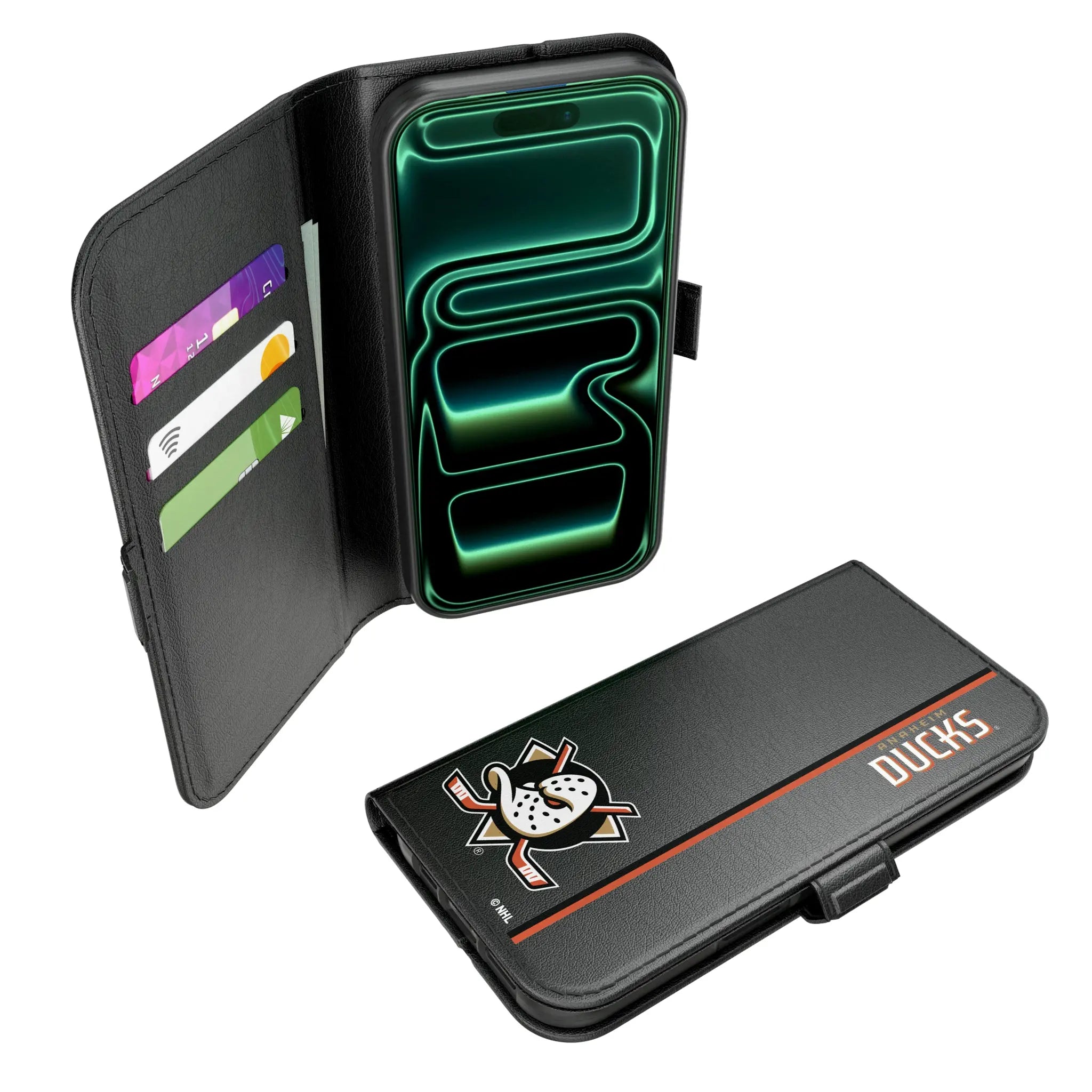 Anaheim Ducks Sidebar iPhone Folio Phone Case for Apple iPhone#Device_iPhone 17