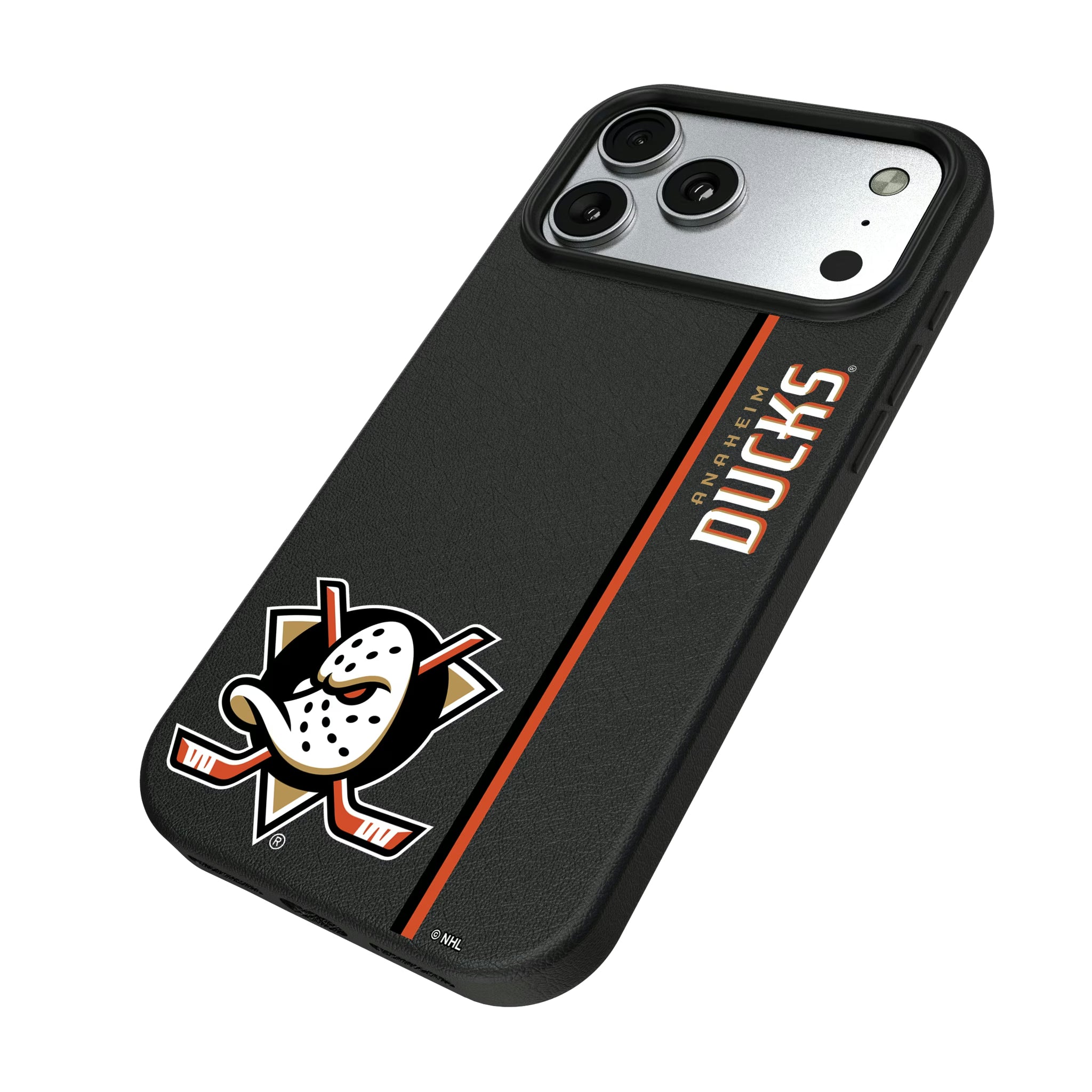 Anaheim Ducks Sidebar iPhone MagSafe Compatible Phone Case for Apple iPhone - Isometric View#Device_iPhone 17 Pro Max