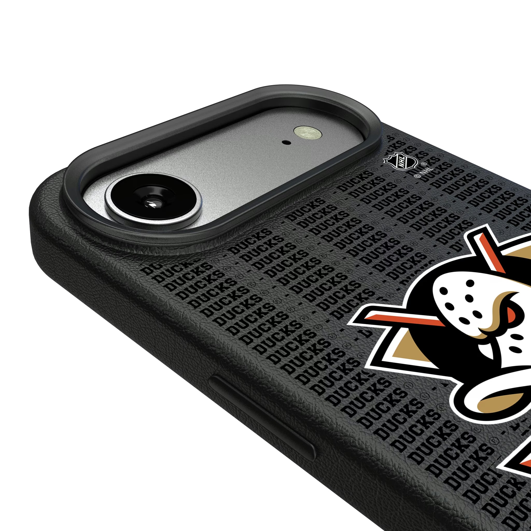 Anaheim Ducks Text Backdrop iPhone MagSafe Compatible Phone Case for Apple iPhone - Detail#Device_iPhone Air
