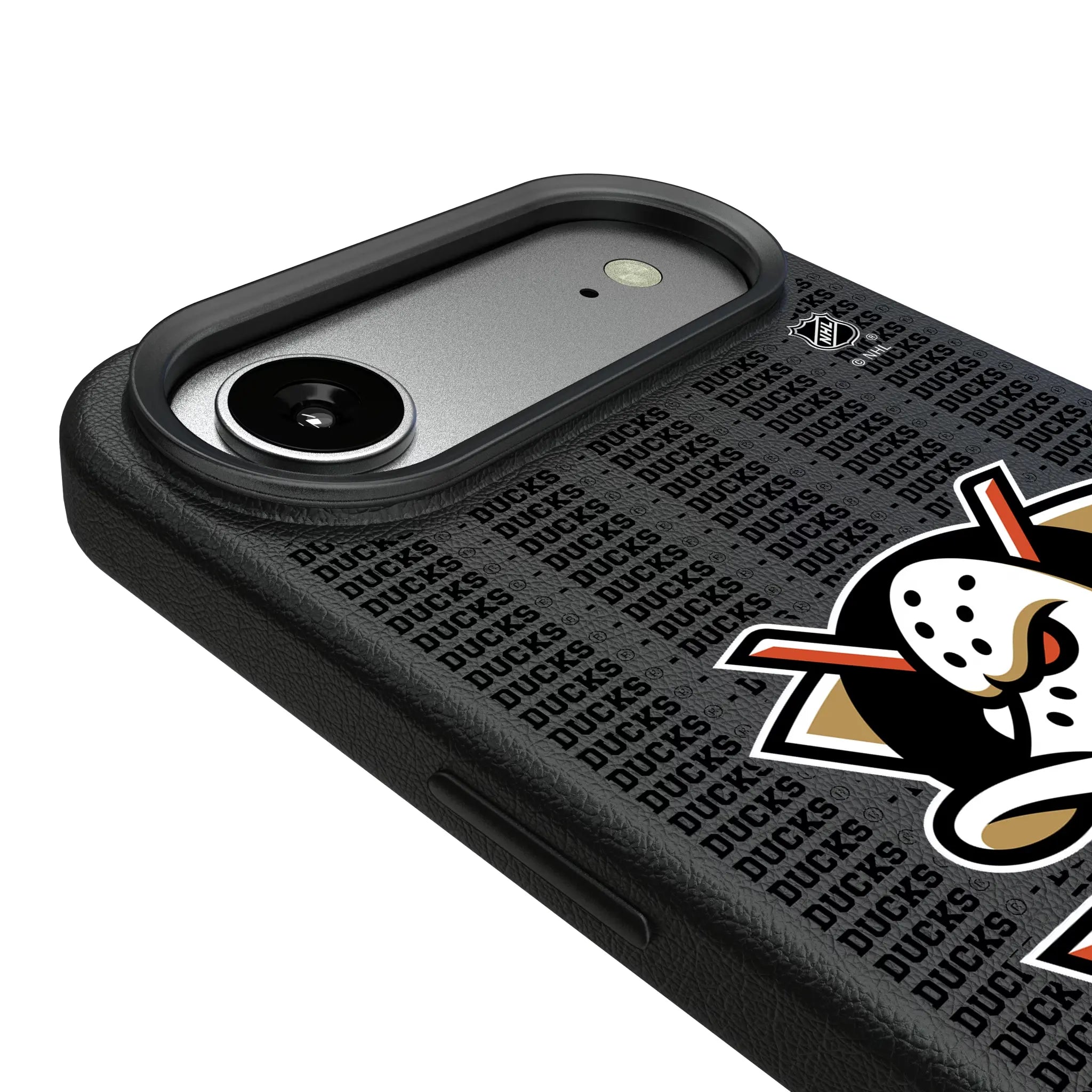 Anaheim Ducks Text Backdrop iPhone MagSafe Compatible Phone Case for Apple iPhone - Detail#Device_iPhone Air