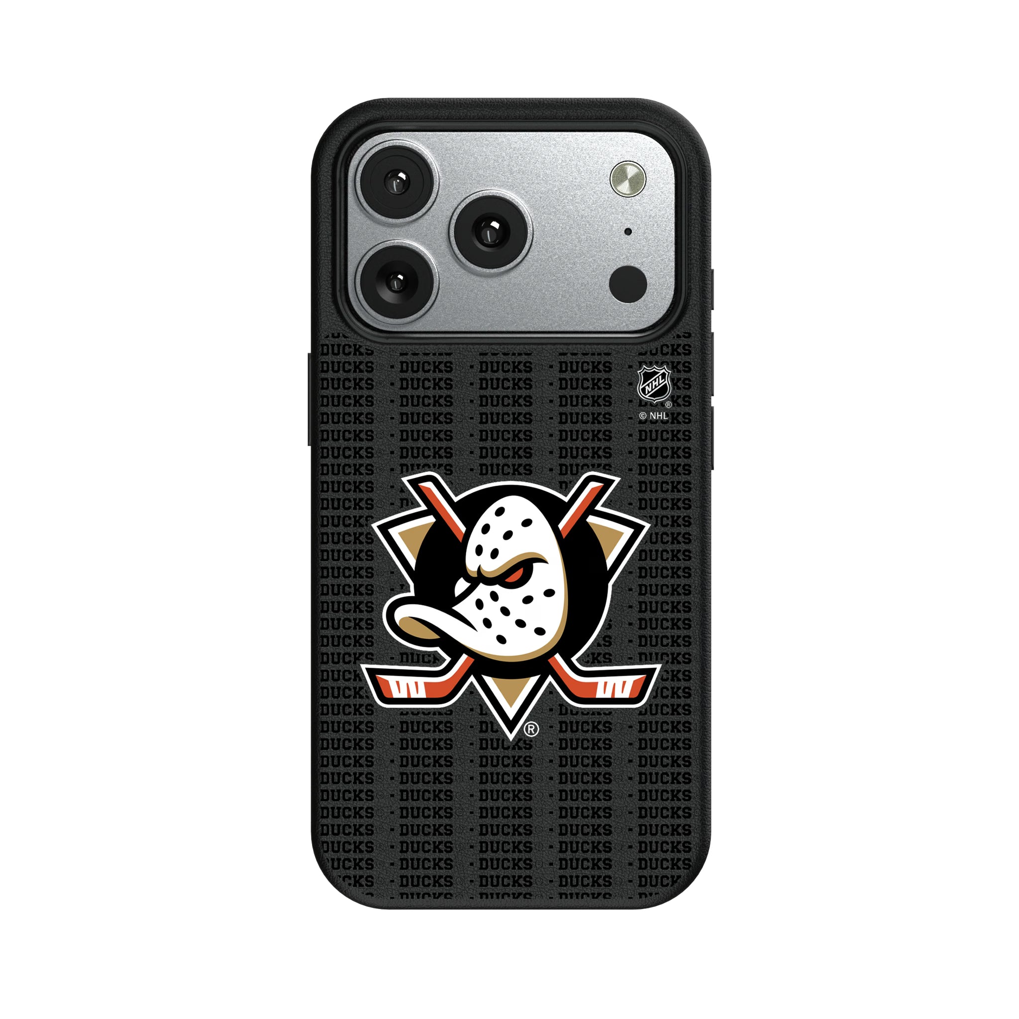 Anaheim Ducks Text Backdrop iPhone MagSafe Compatible Phone Case for Apple iPhone#Device_iPhone 17 Pro