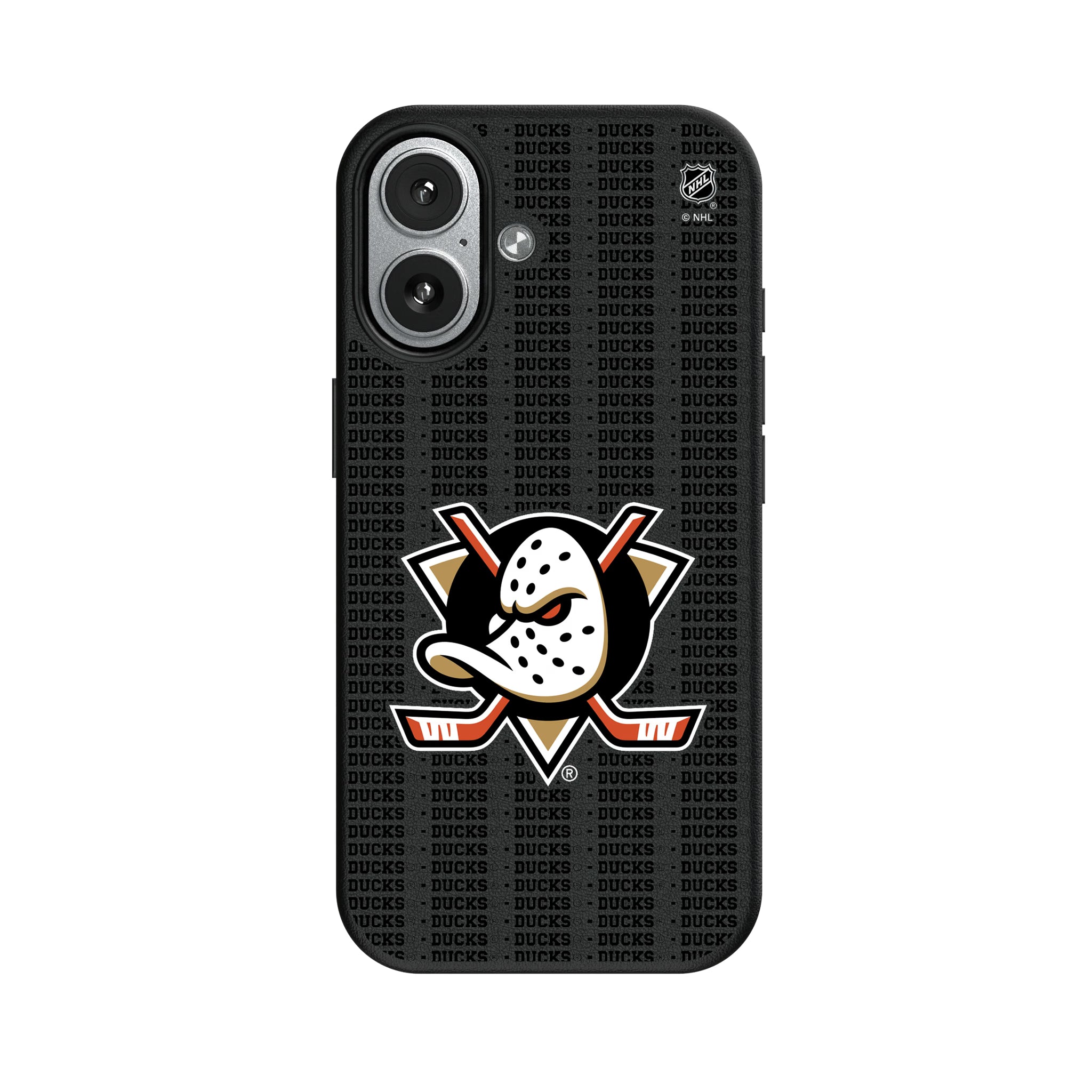 Anaheim Ducks Text Backdrop iPhone MagSafe Compatible Phone Case for Apple iPhone#Device_iPhone 17
