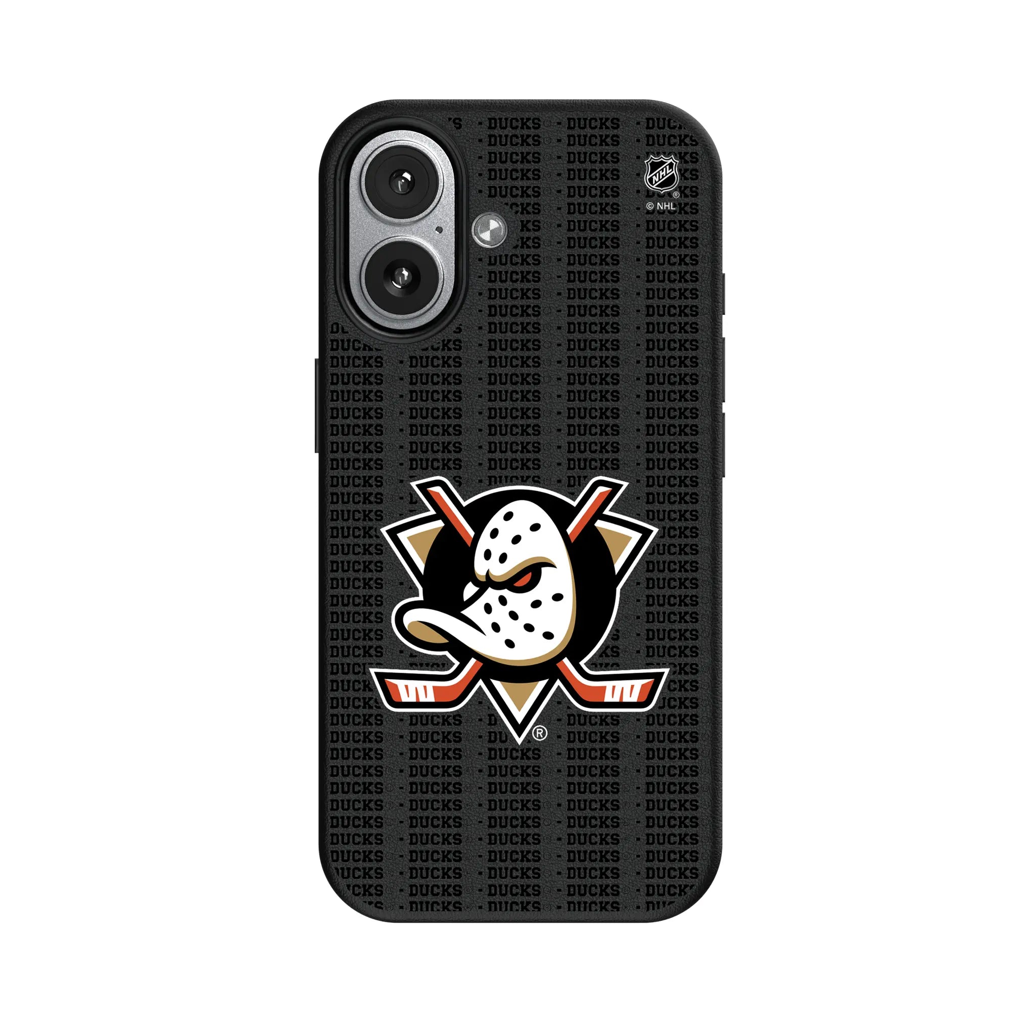 Anaheim Ducks Text Backdrop iPhone MagSafe Compatible Phone Case for Apple iPhone#Device_iPhone 17