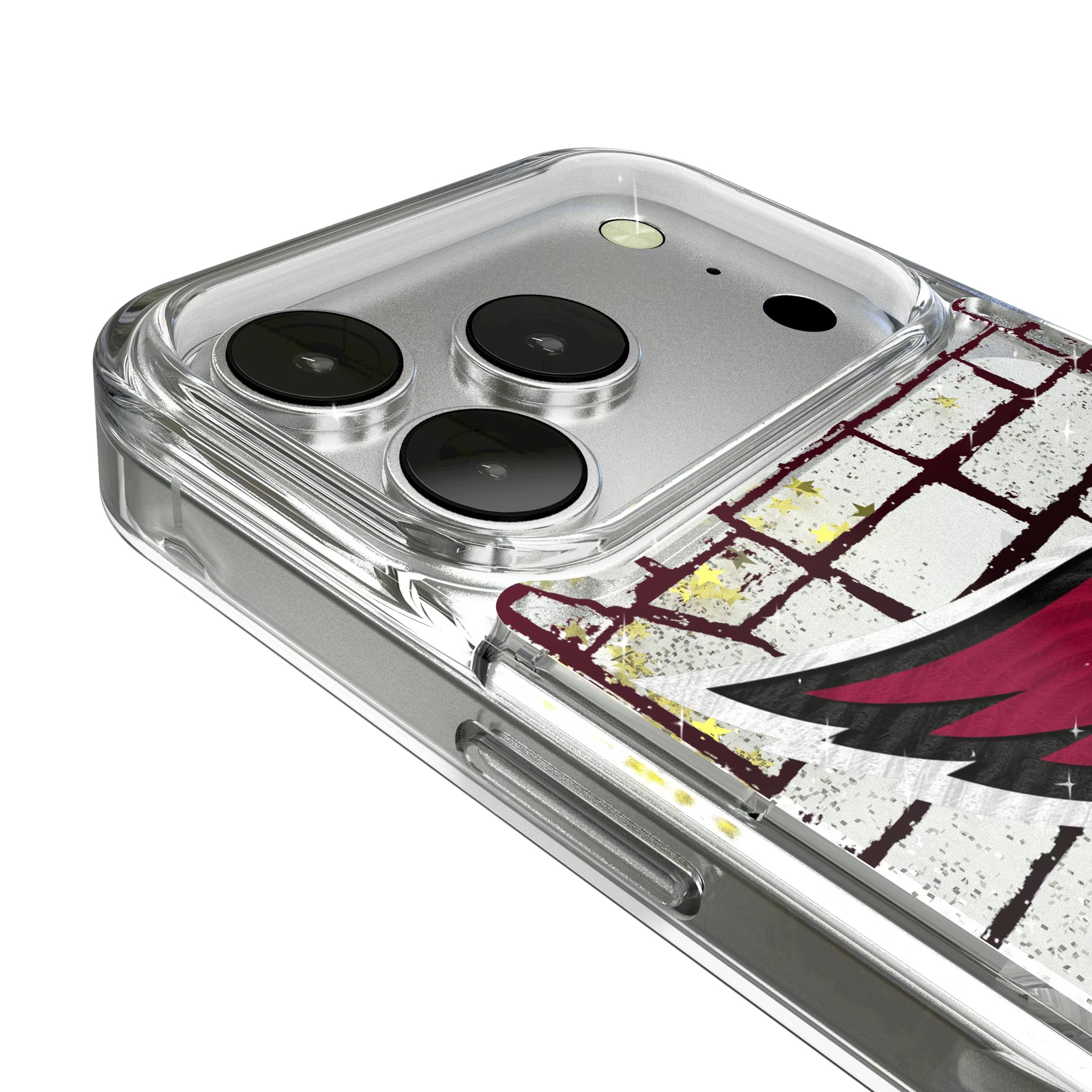 Arizona Cardinals Brick iPhone Glitter Phone Case for Apple iPhone - Detail