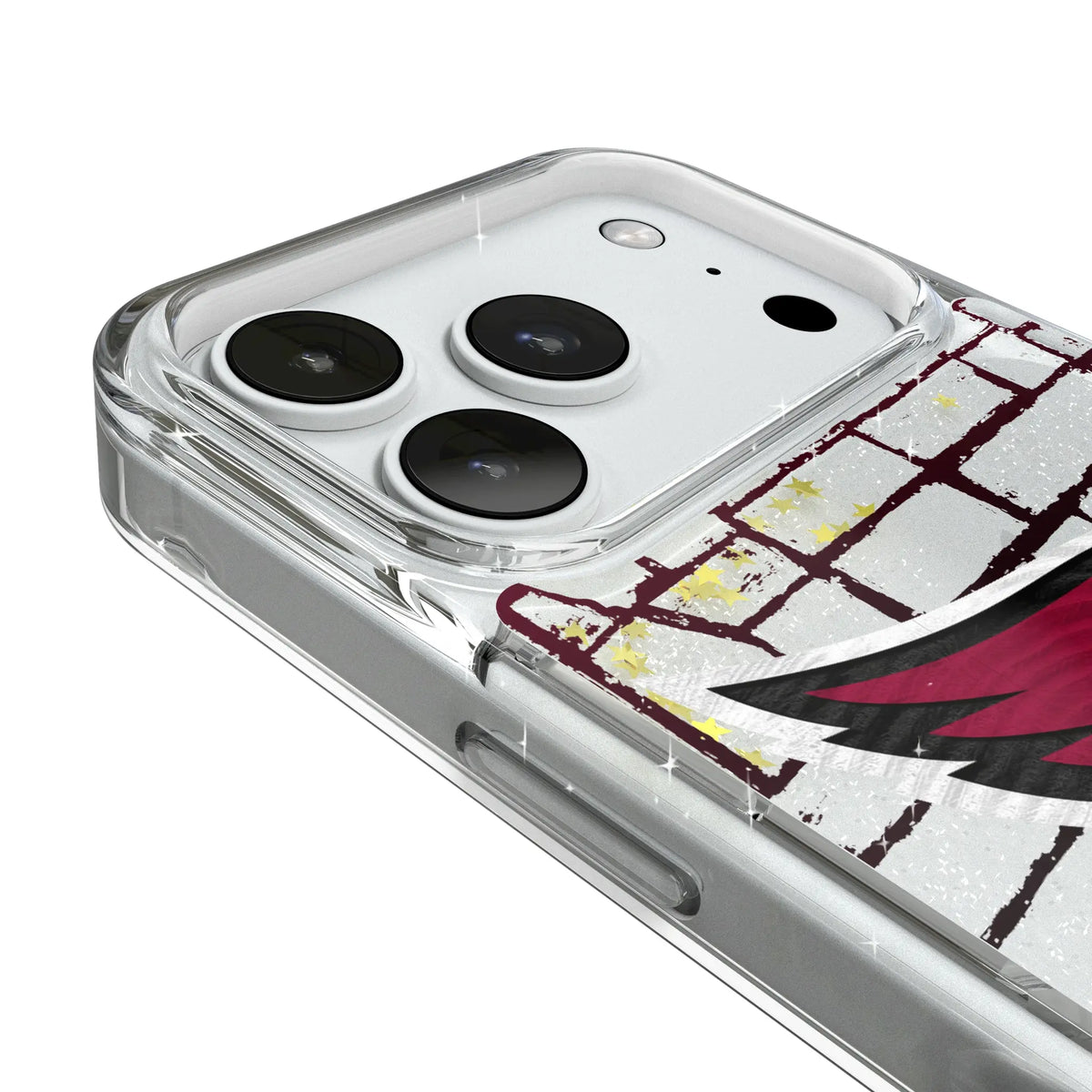 Arizona Cardinals Brick iPhone Glitter Phone Case for Apple iPhone - Detail#Device_iPhone 18 Pro