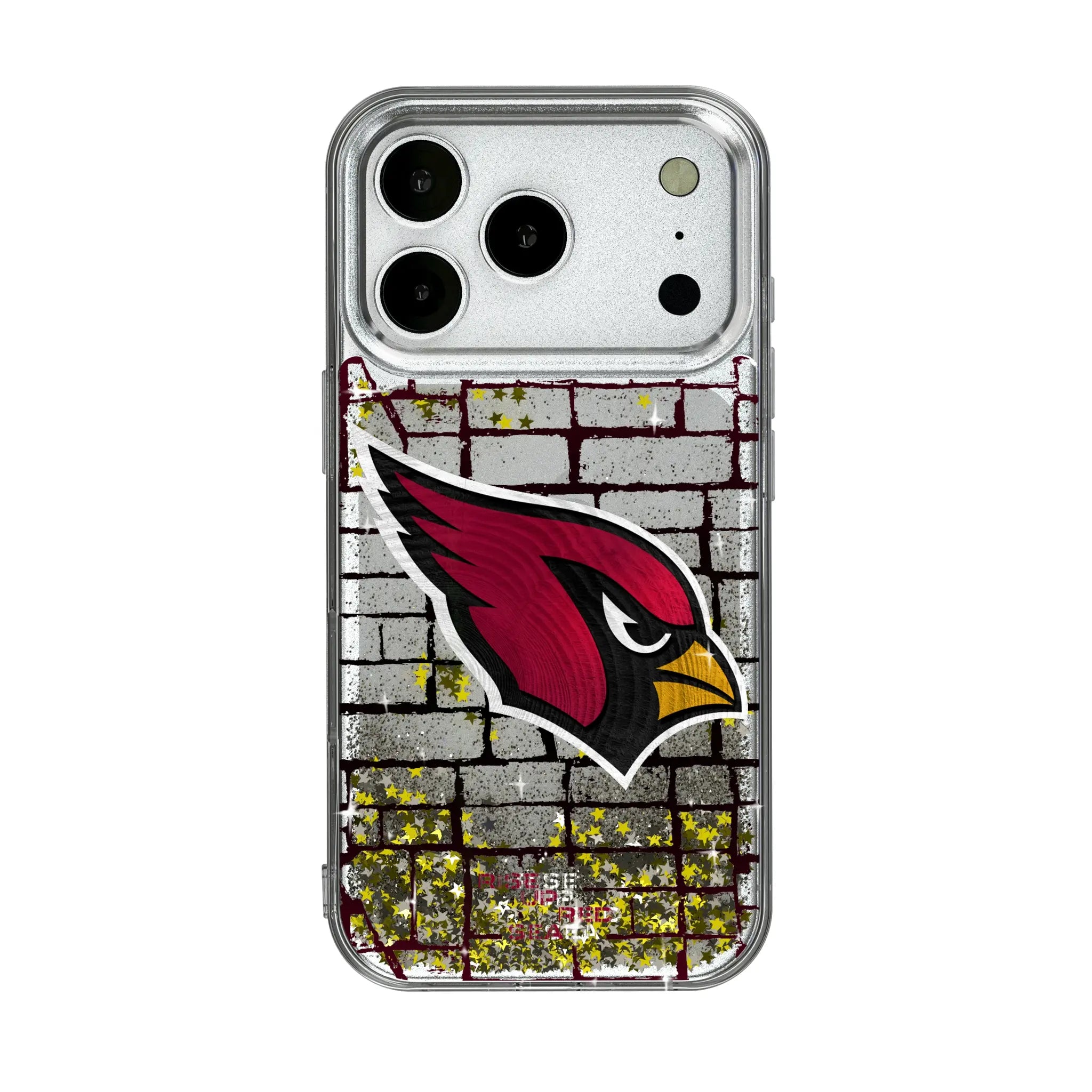 Arizona Cardinals Brick iPhone Glitter Phone Case for Apple iPhone