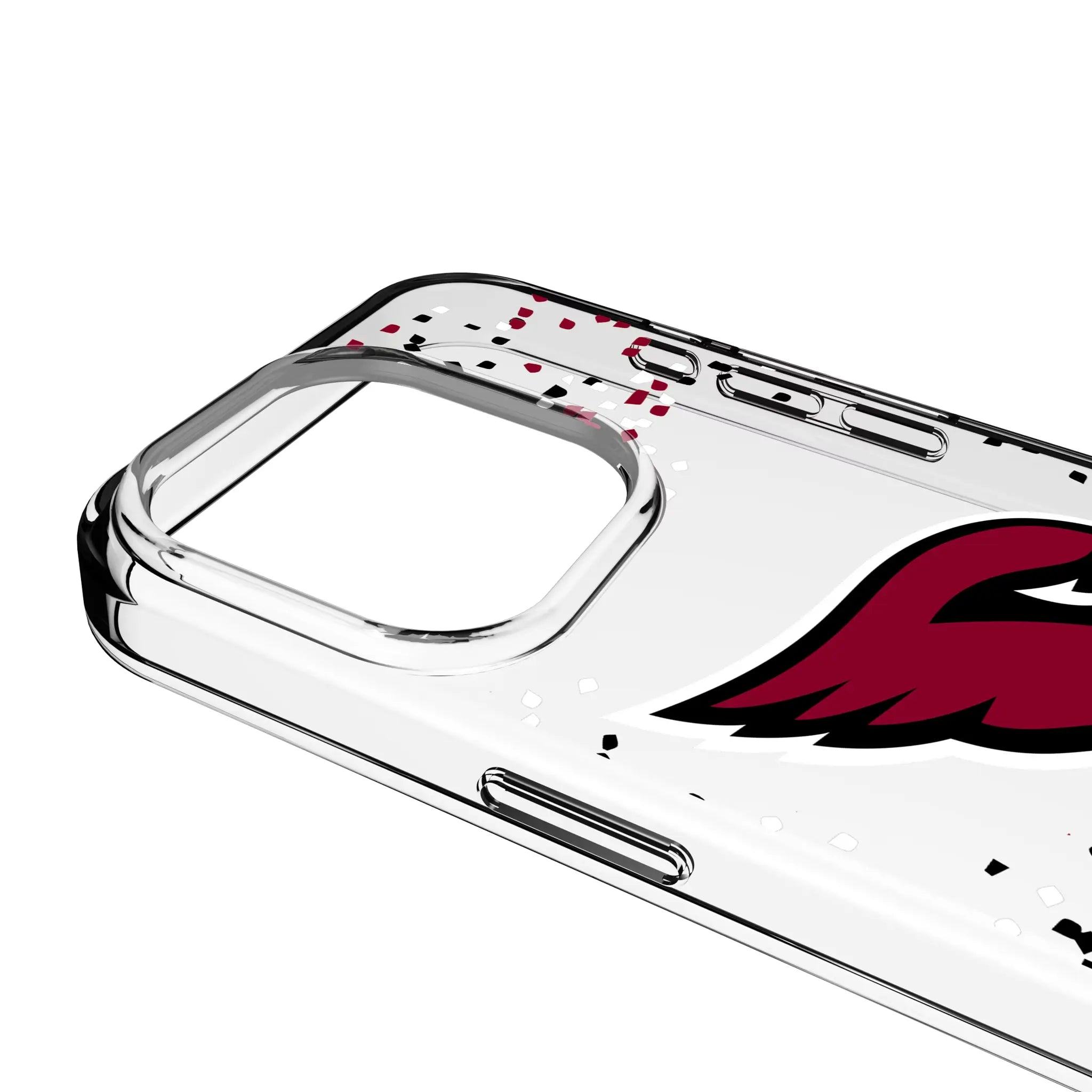 Arizona Cardinals Confetti iPhone Clear Phone Case for Apple iPhone - Detail