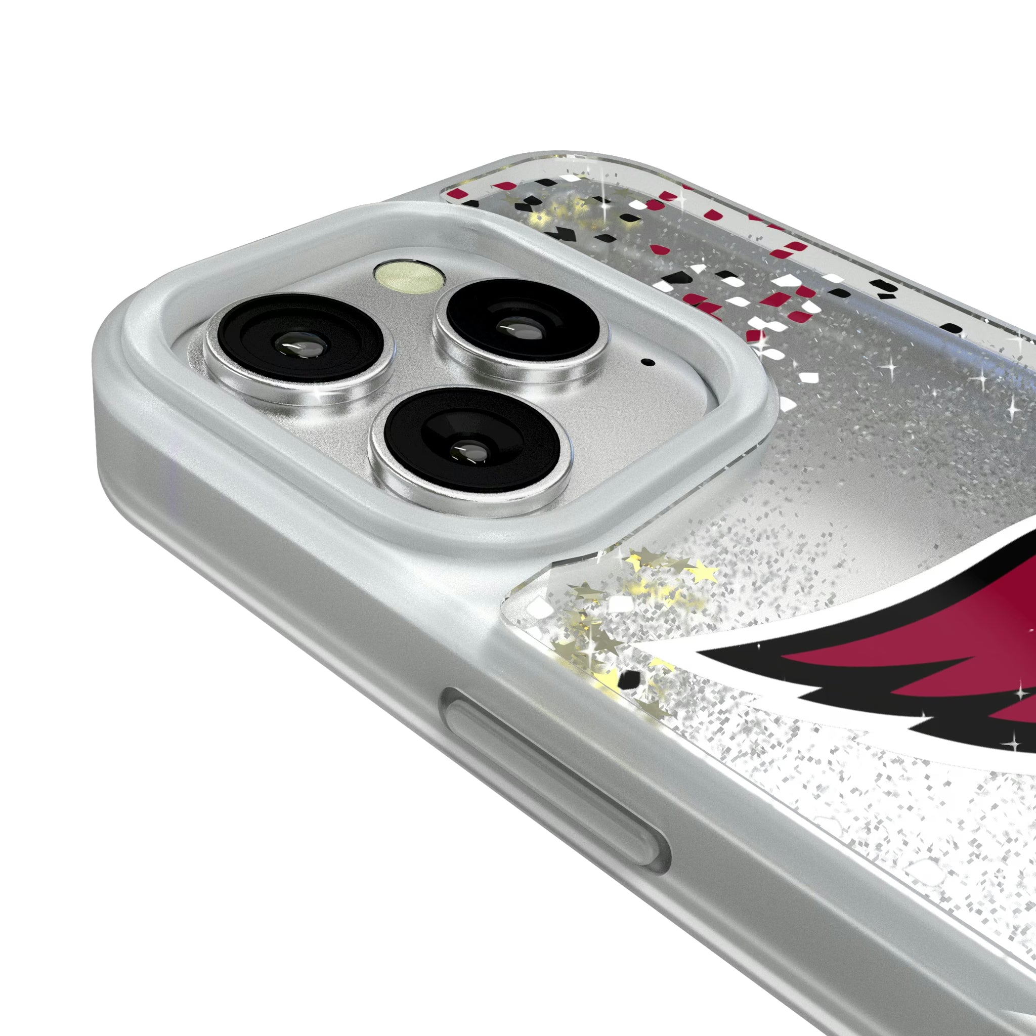 Arizona Cardinals Confetti iPhone Glitter Phone Case for Apple iPhone - Detail#Device_iPhone 16 Pro