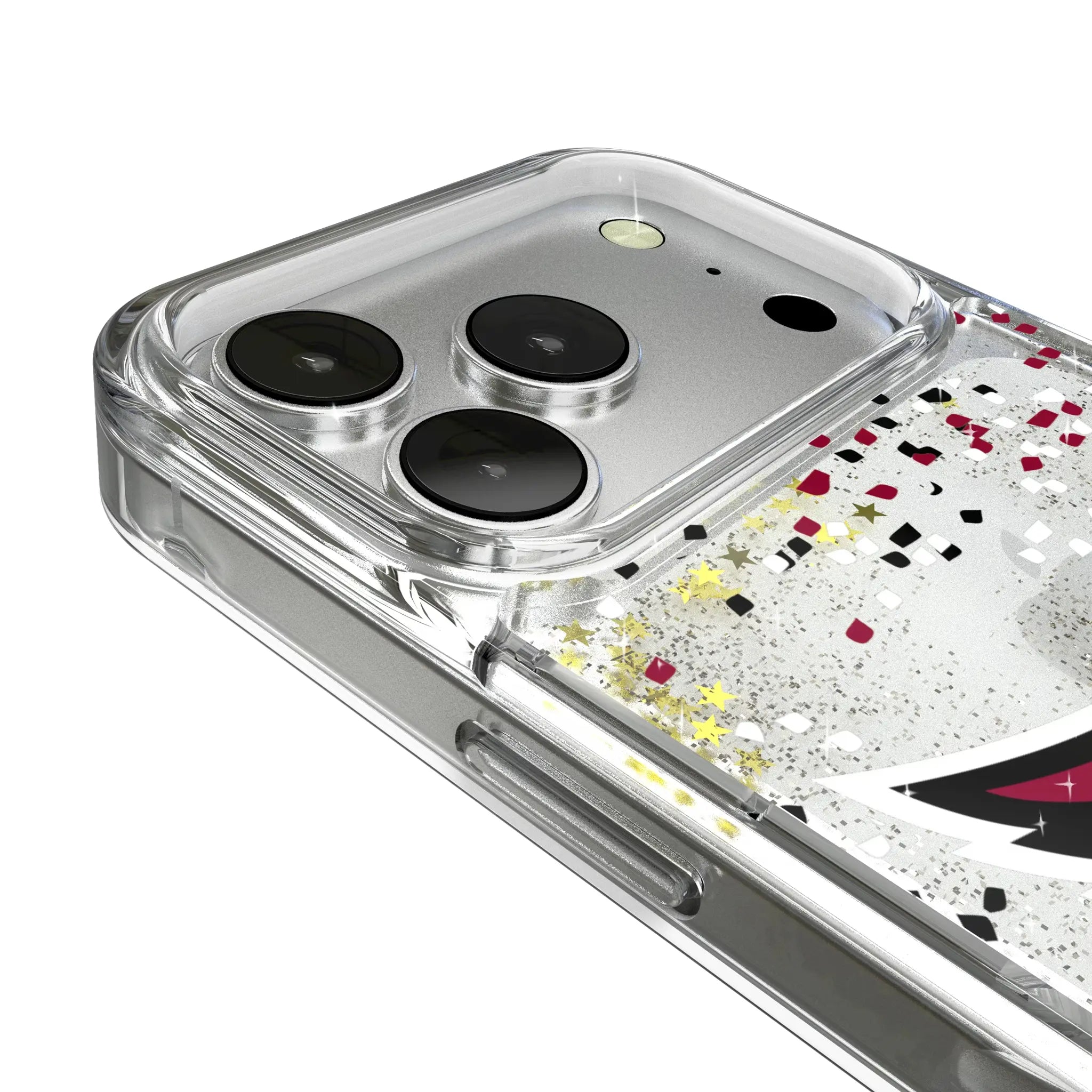 Arizona Cardinals Confetti iPhone Glitter Phone Case for Apple iPhone - Detail