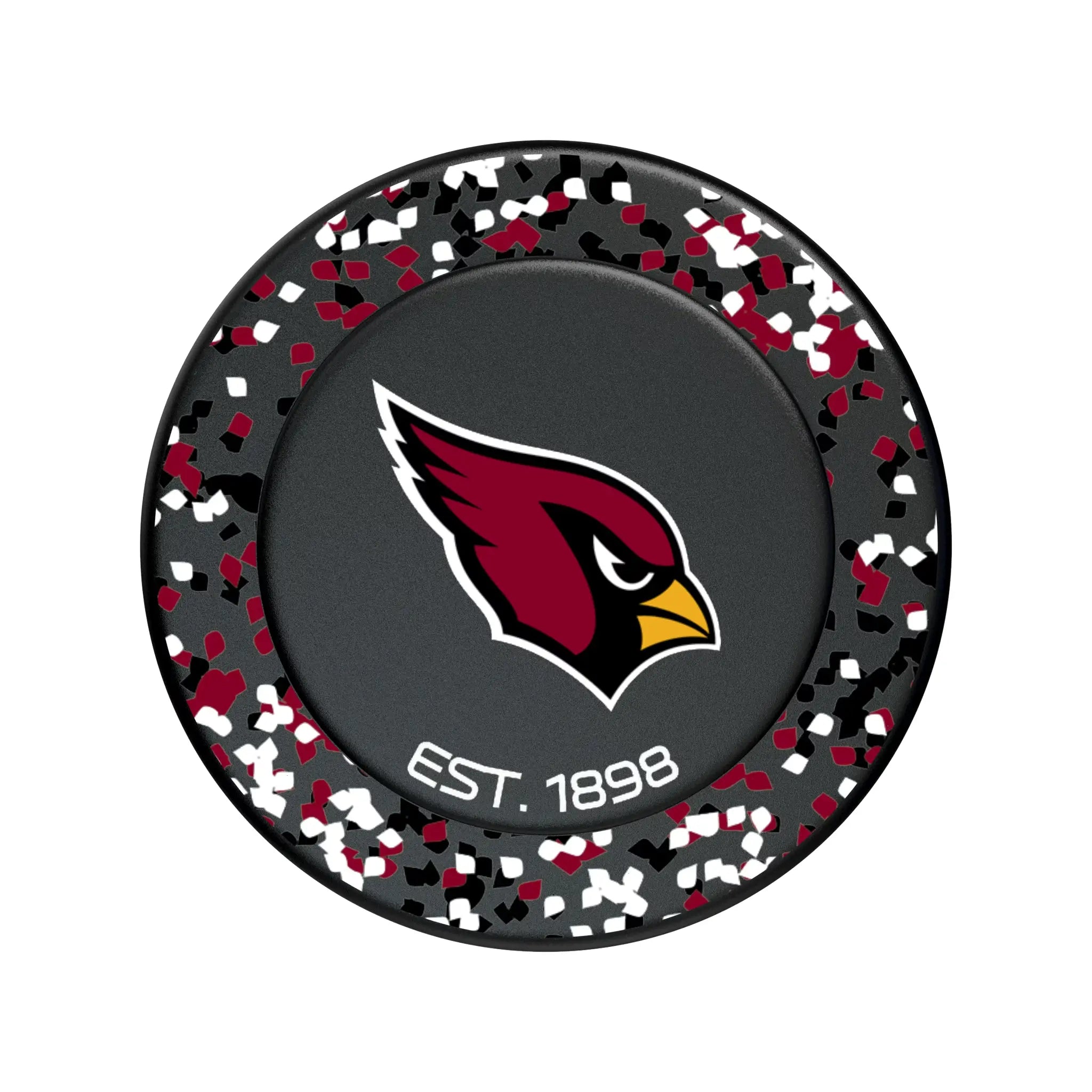Arizona Cardinals Confetti Popsockets Round Magnetic