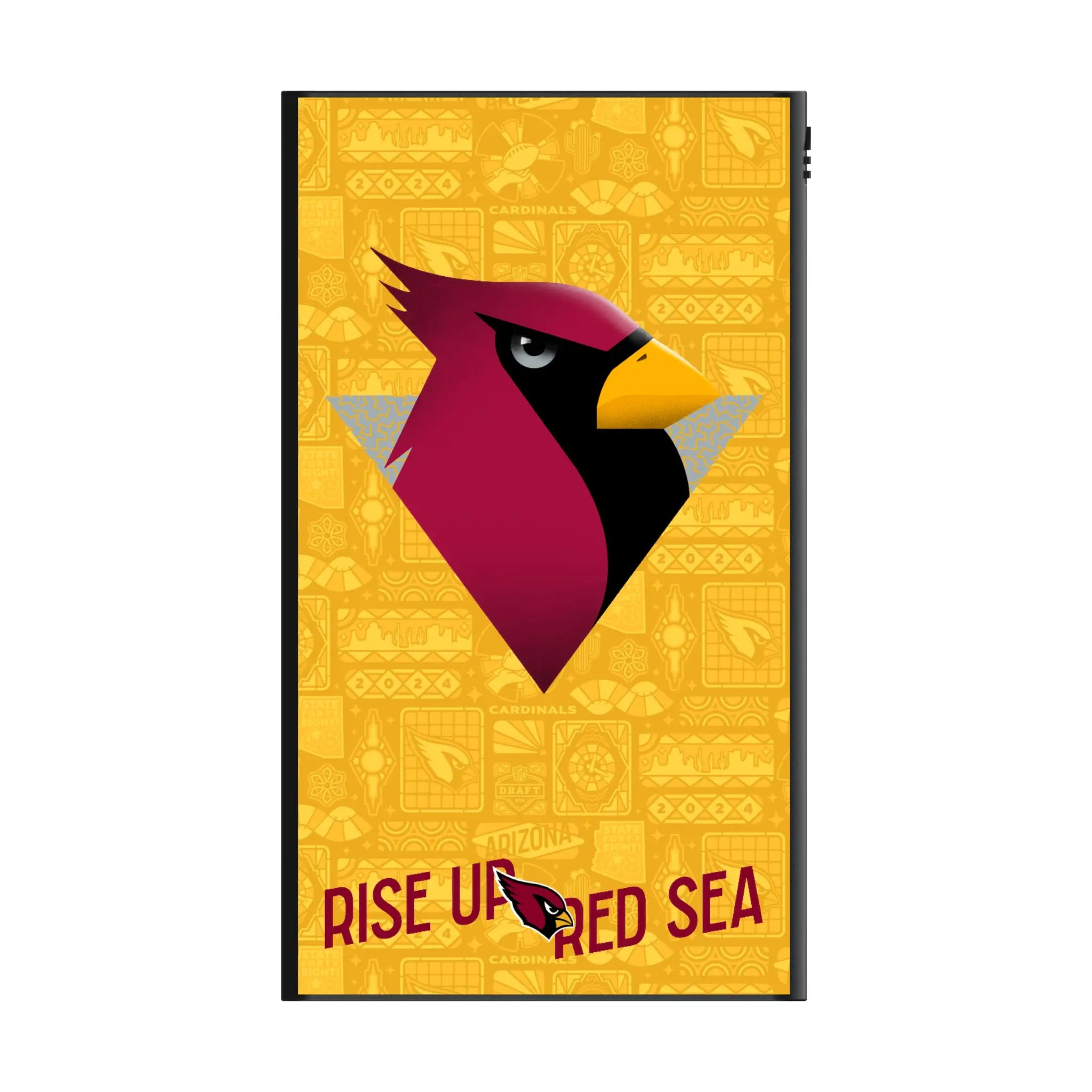 Arizona Cardinals Deco 5000mAh Flat Power Bank