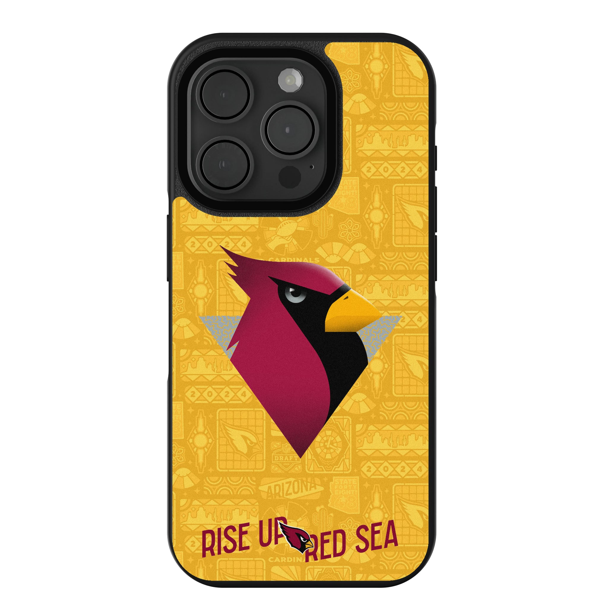 Arizona Cardinals Deco iPhone Bump Phone Case for Apple iPhone