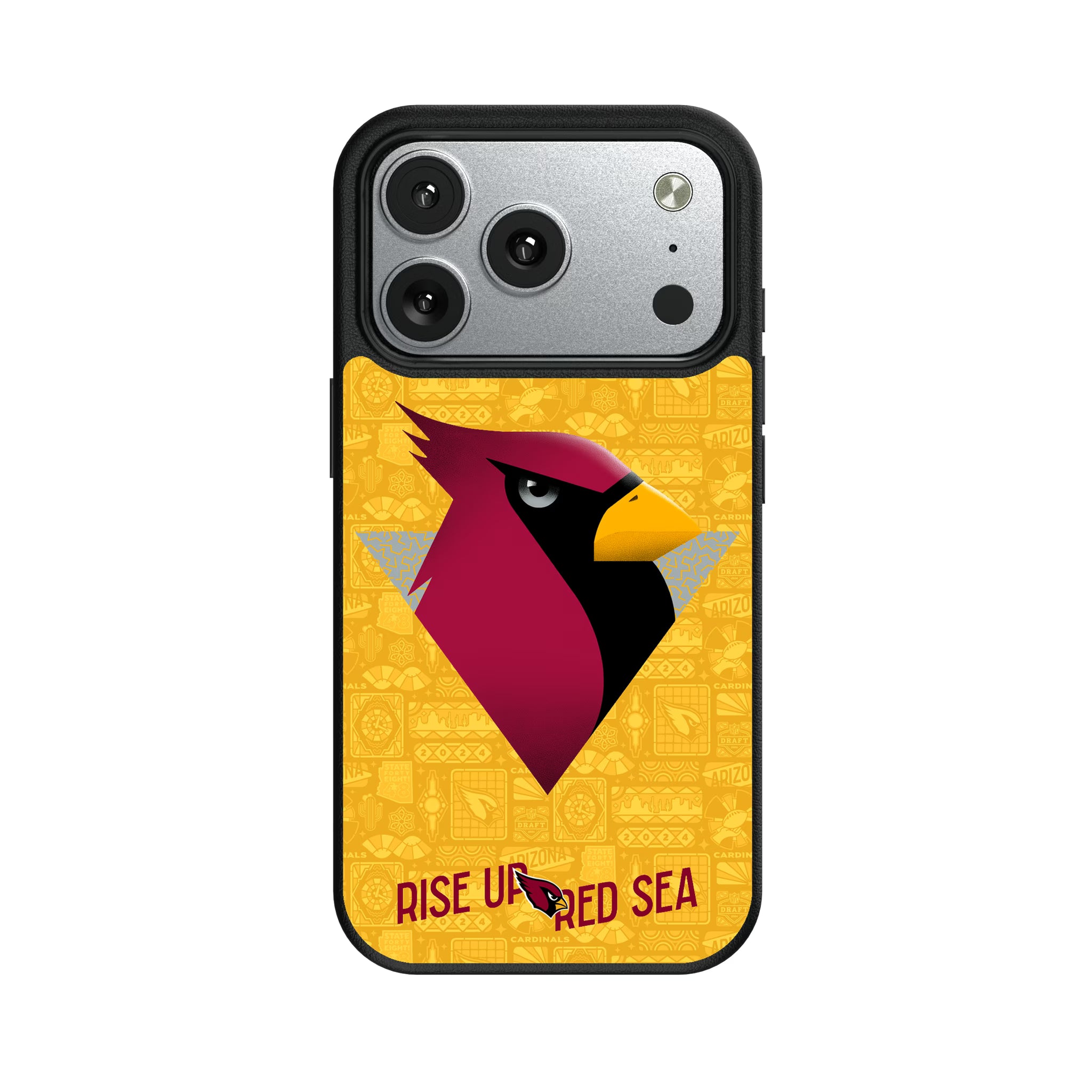 Arizona Cardinals Deco iPhone MagSafe Compatible Phone Case for Apple iPhone#Device_iPhone 17 Pro