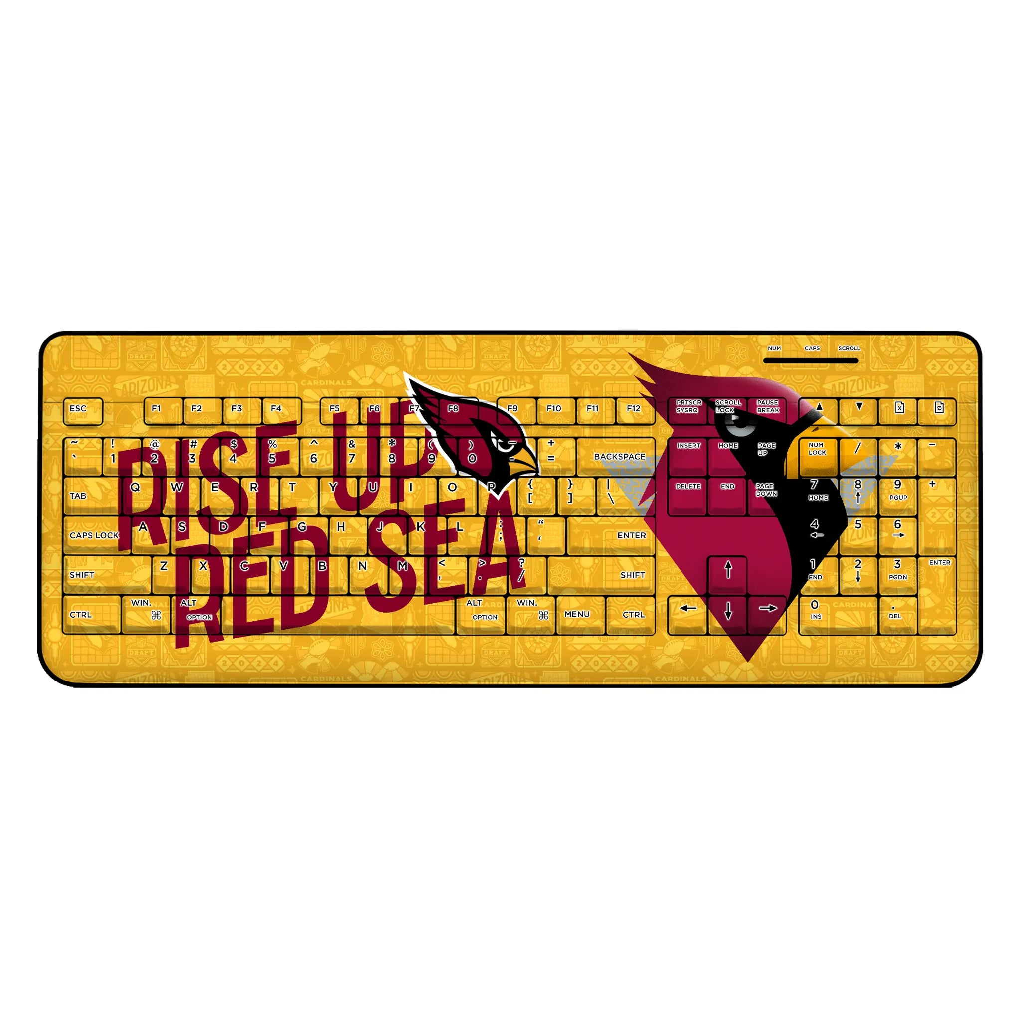 Arizona Cardinals Deco Wireless USB Keyboard