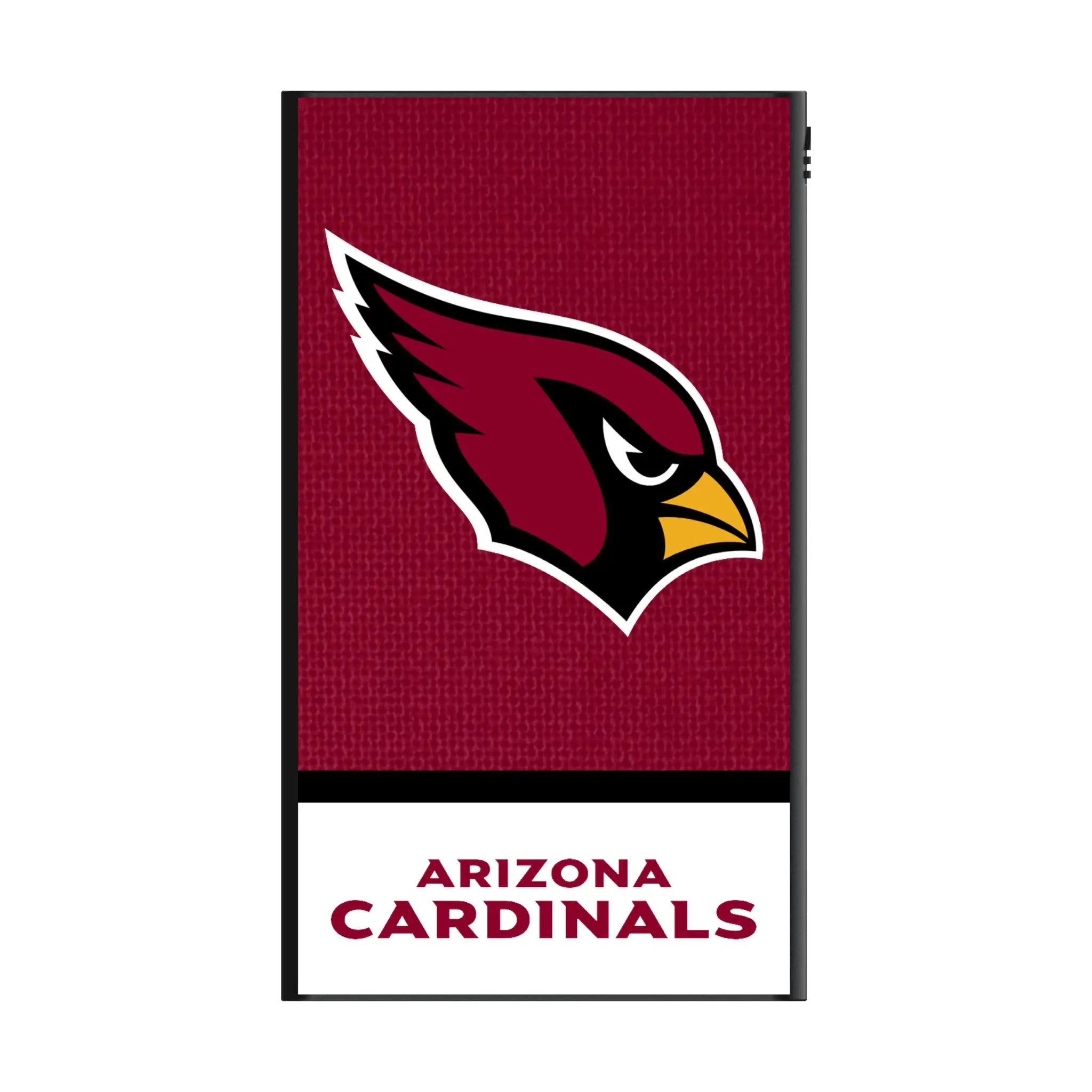 Arizona Cardinals Endzone Solid 5000mAh Flat Power Bank