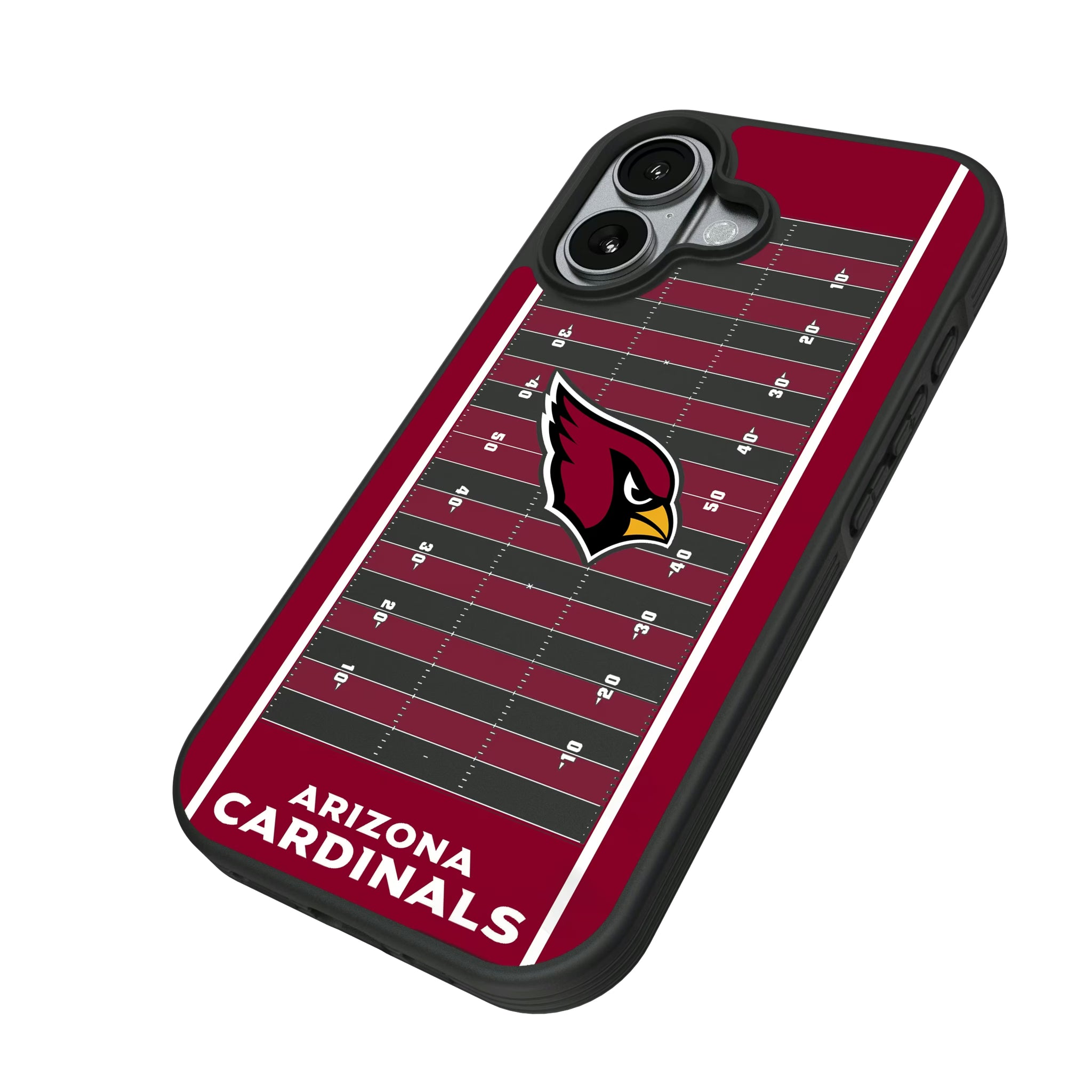 Arizona Cardinals Field iPhone Bump Phone Case for Apple iPhone - Isometric View#Device_iPhone 17