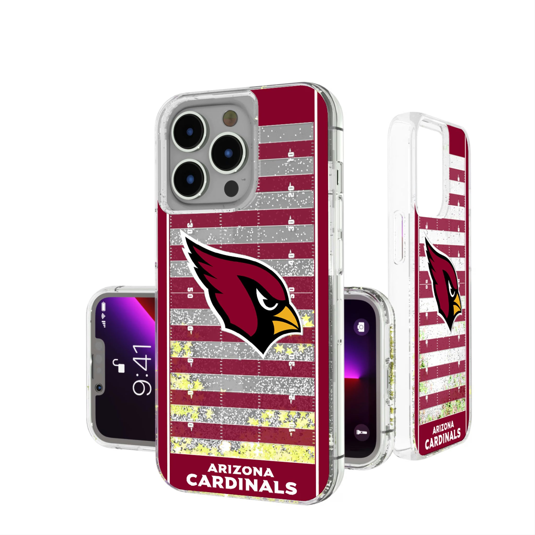 Arizona Cardinals Field iPhone Glitter Phone Case for Apple iPhone