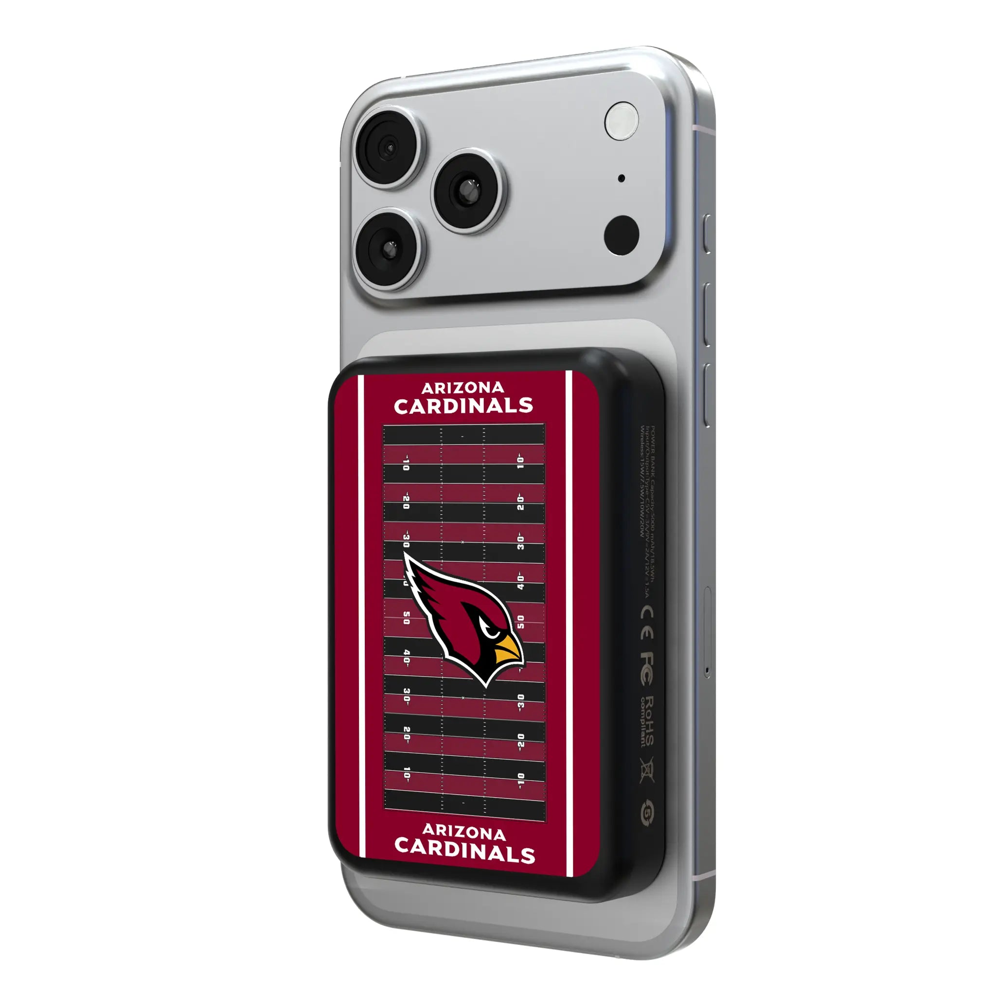 Arizona Cardinals Field Wireless Mag Power Bank