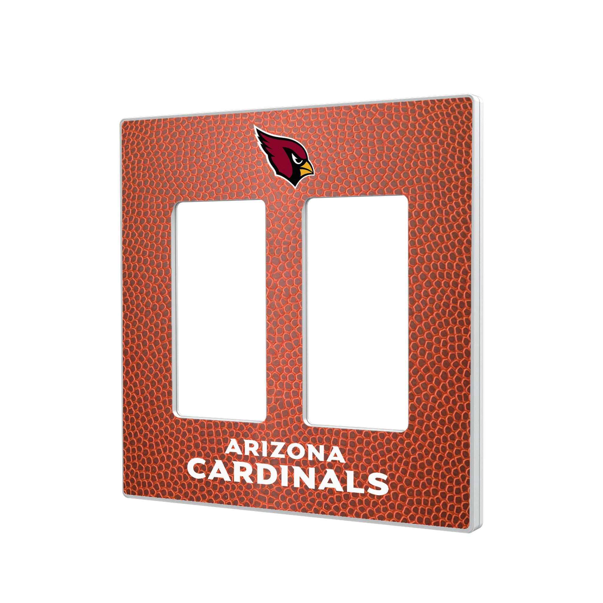 Arizona Cardinals Football Hidden-Screw Light Switch Plate#Style_Double Rocker