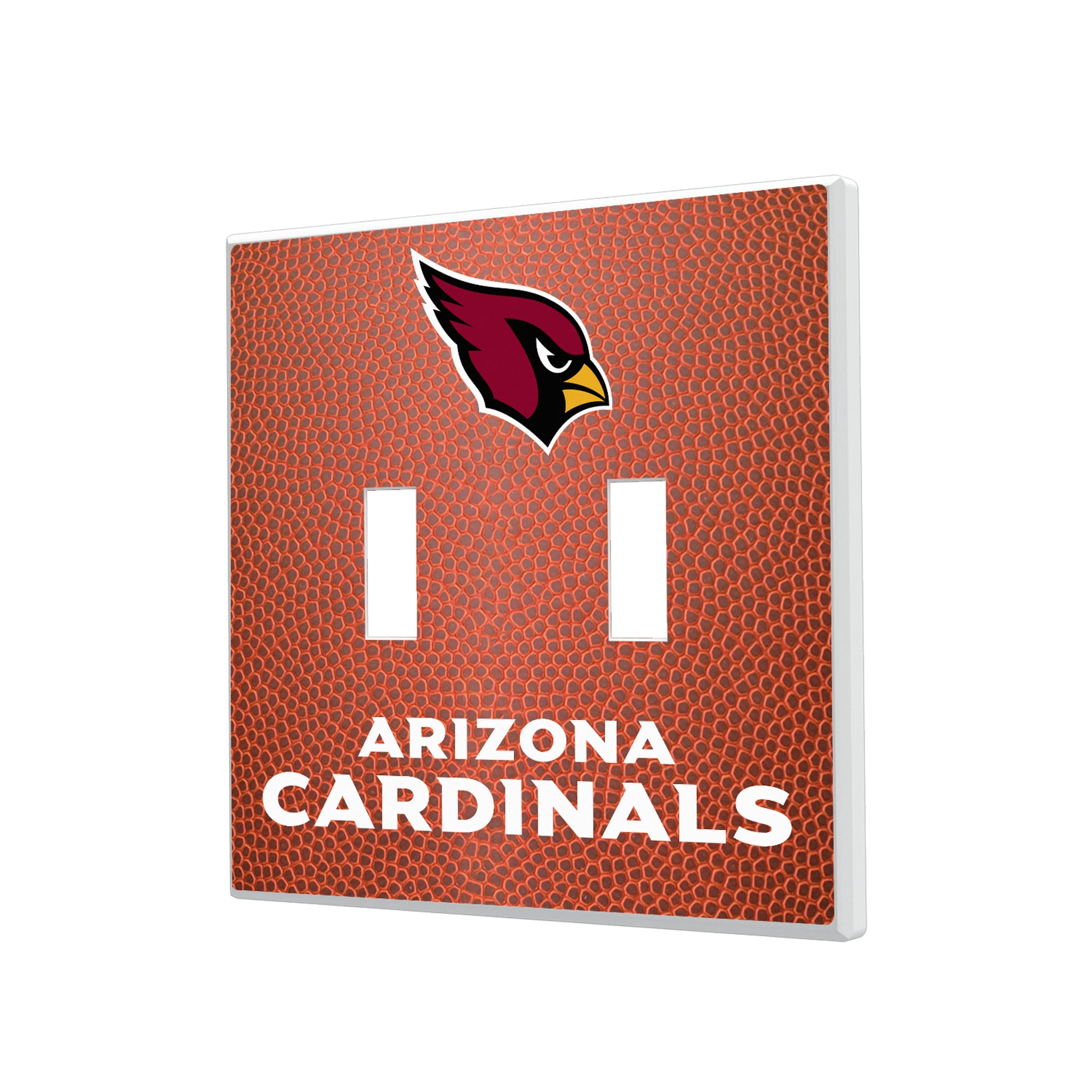 Arizona Cardinals Football Hidden-Screw Light Switch Plate#Style_Double Toggle